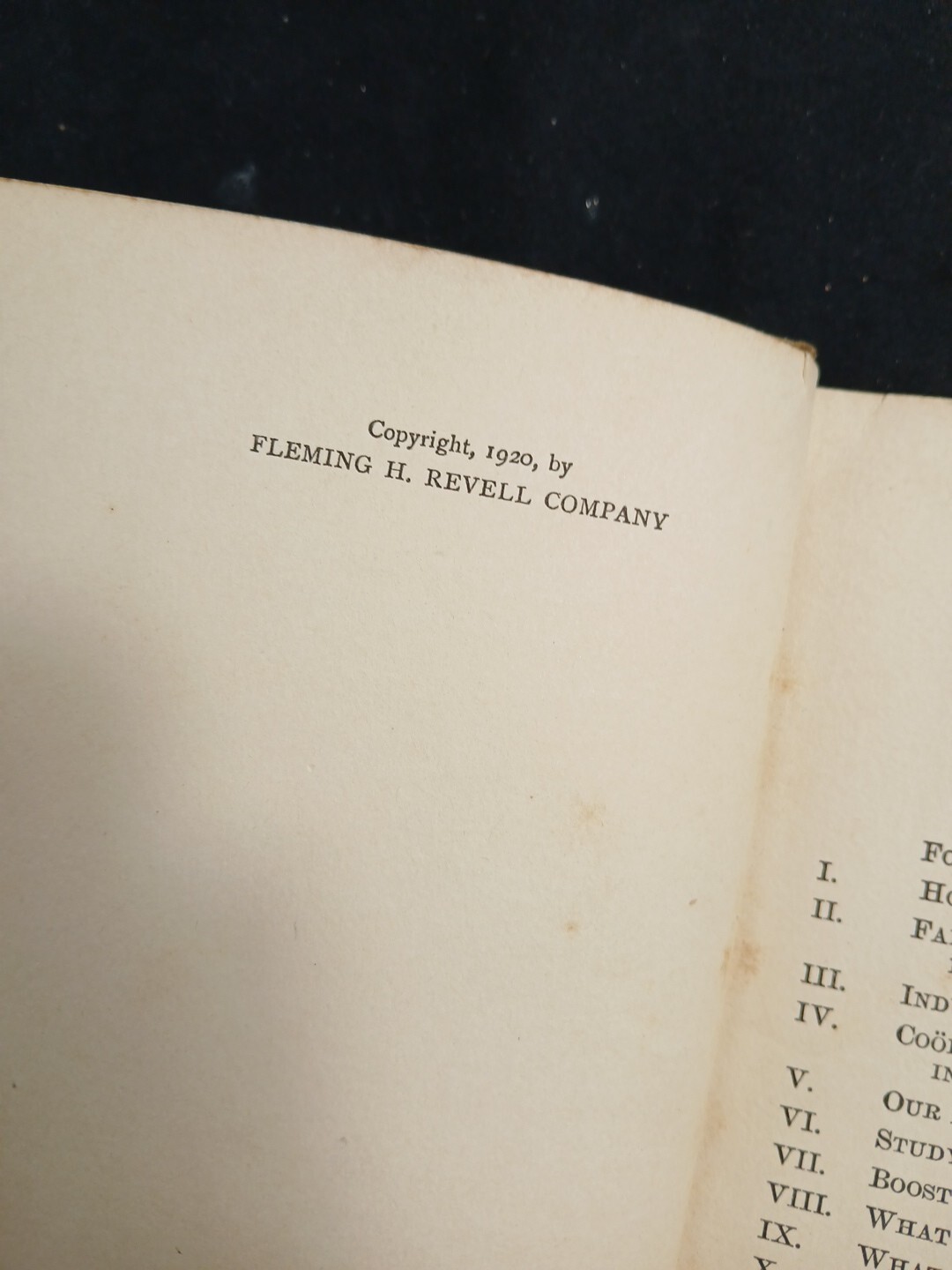 Antique Hardcover Book Roger W Babson FUNDAMENTALS OF PROSPERITY 1920 /50c