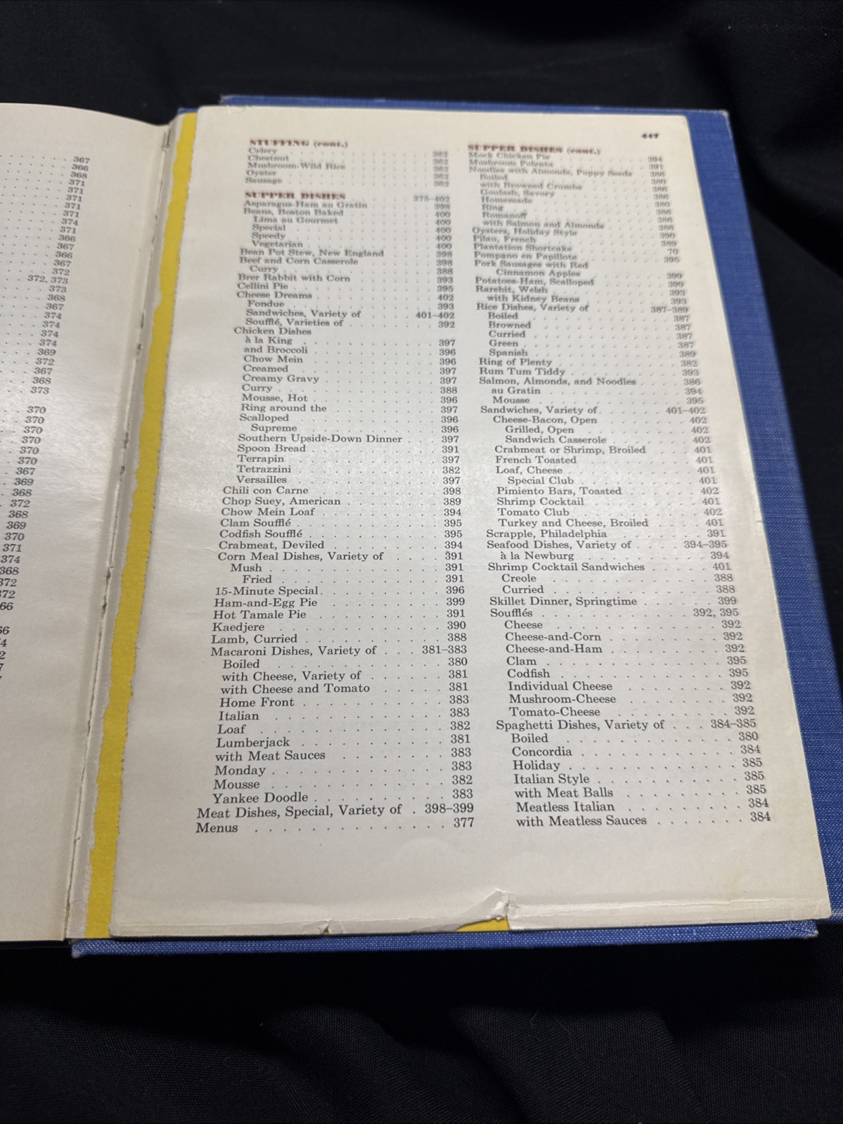 1950 Betty Crocker’s Picture Cook Book First Edition Blue Cover “Signed”