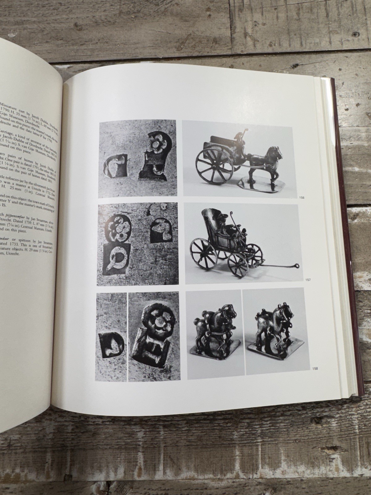 1981 Vintage Collectables Book “Miniature Silver Toys” Houart, Dust Jacket