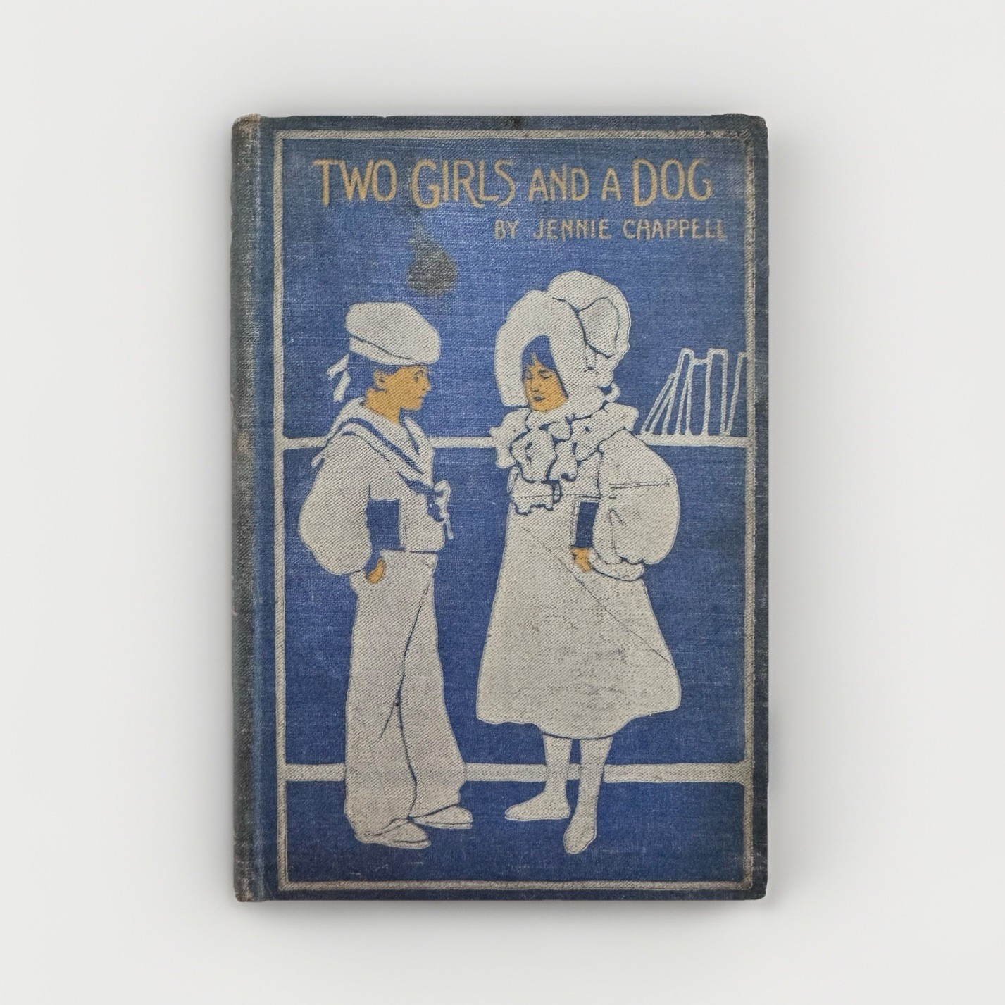 Antique Children’s Book Two Girls & A Dog Jennie Chappell