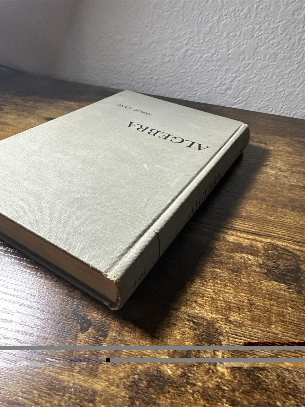 1965 Algebra by Serge Lang Hardcover Book