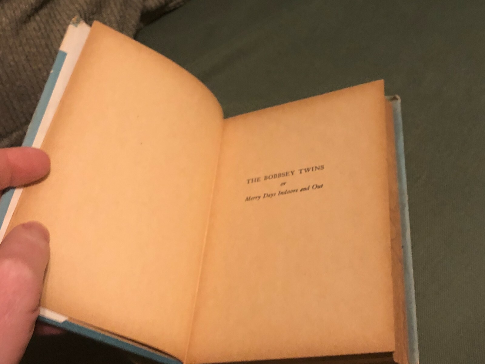 Scarce 30s Book The Bobbsey Twins Merry Days Indoors & Out Laura Lee Hope HC DJ!