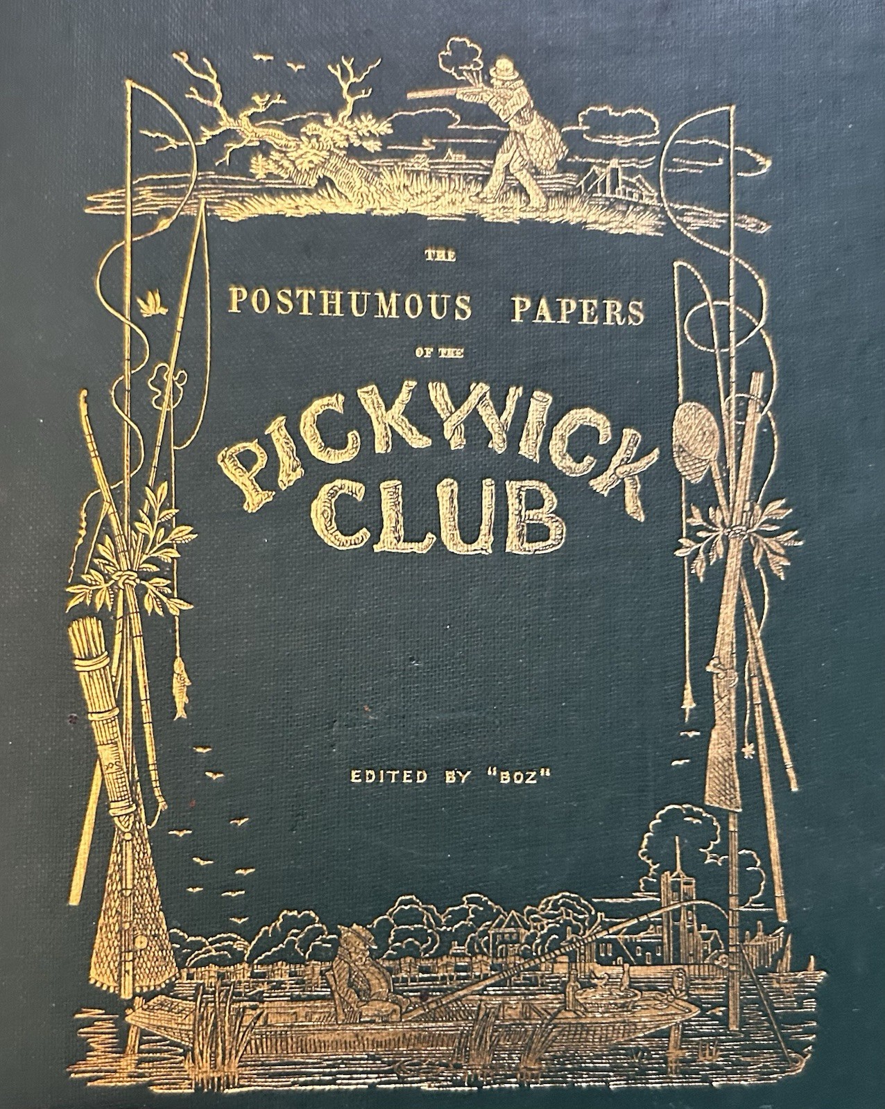 Charles Dickens PICKWICK PAPERS Victoria Edition 1887 2 Vol Set Illustrated