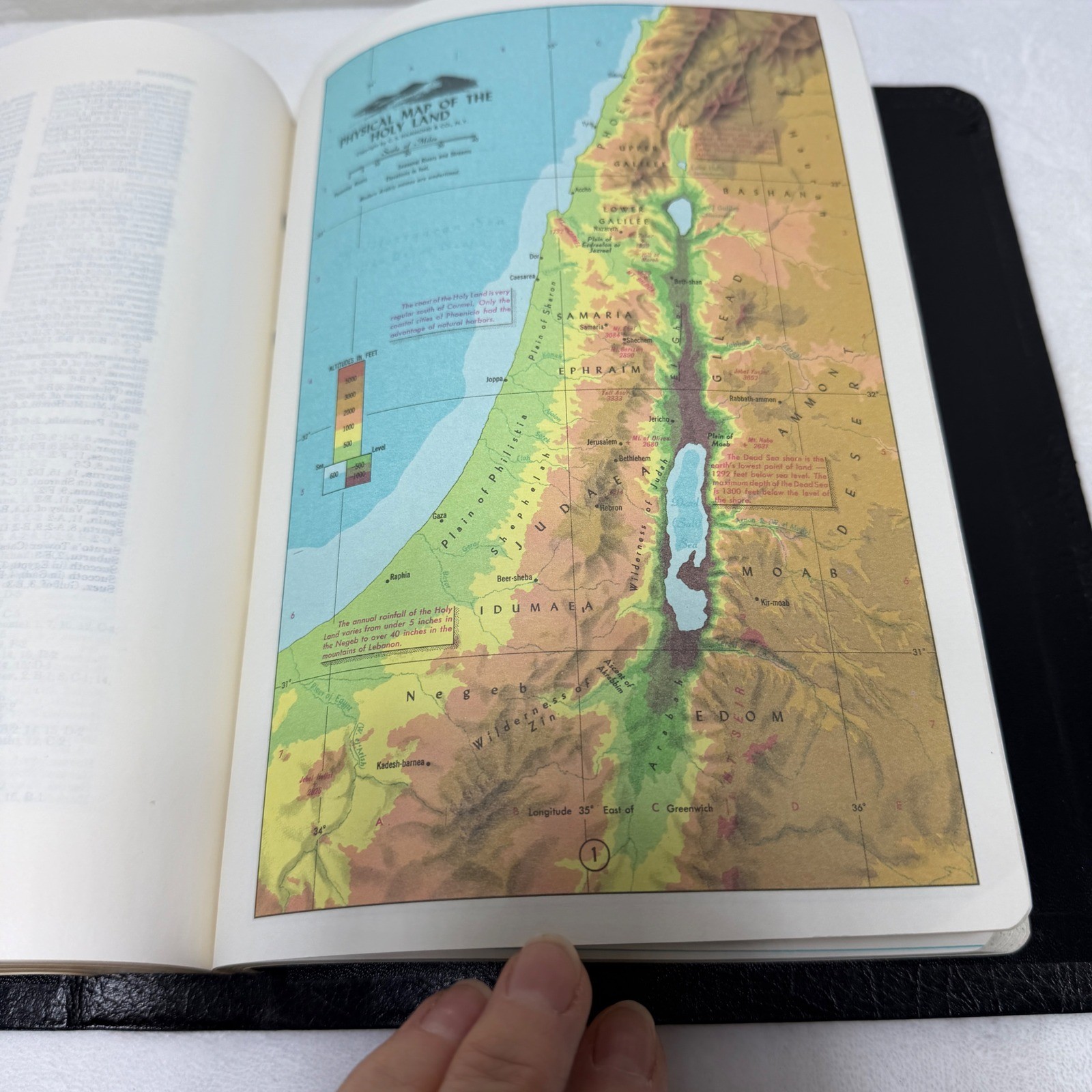 KJV Loose-Leaf Reference Bible Bonded Leather **READ SEE**