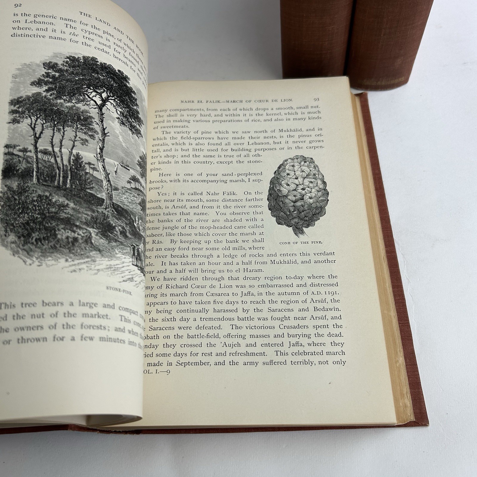 The Land And The Book Vol. I II & III 1880-1185 W.M. Thomson Antique Religion