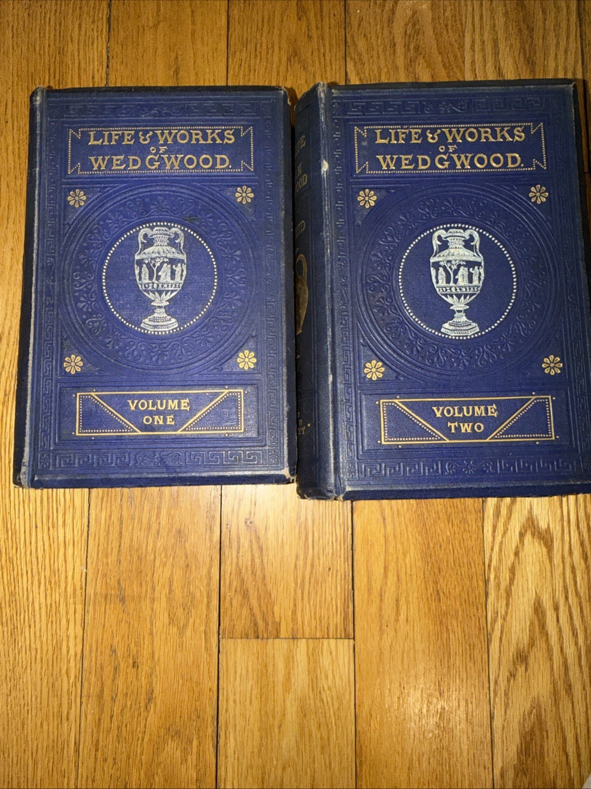 2 Vols “LIFE & WORKS OF JOSIAH WEDGWOOD” by Eliza Meteyard 1865 Illustrated