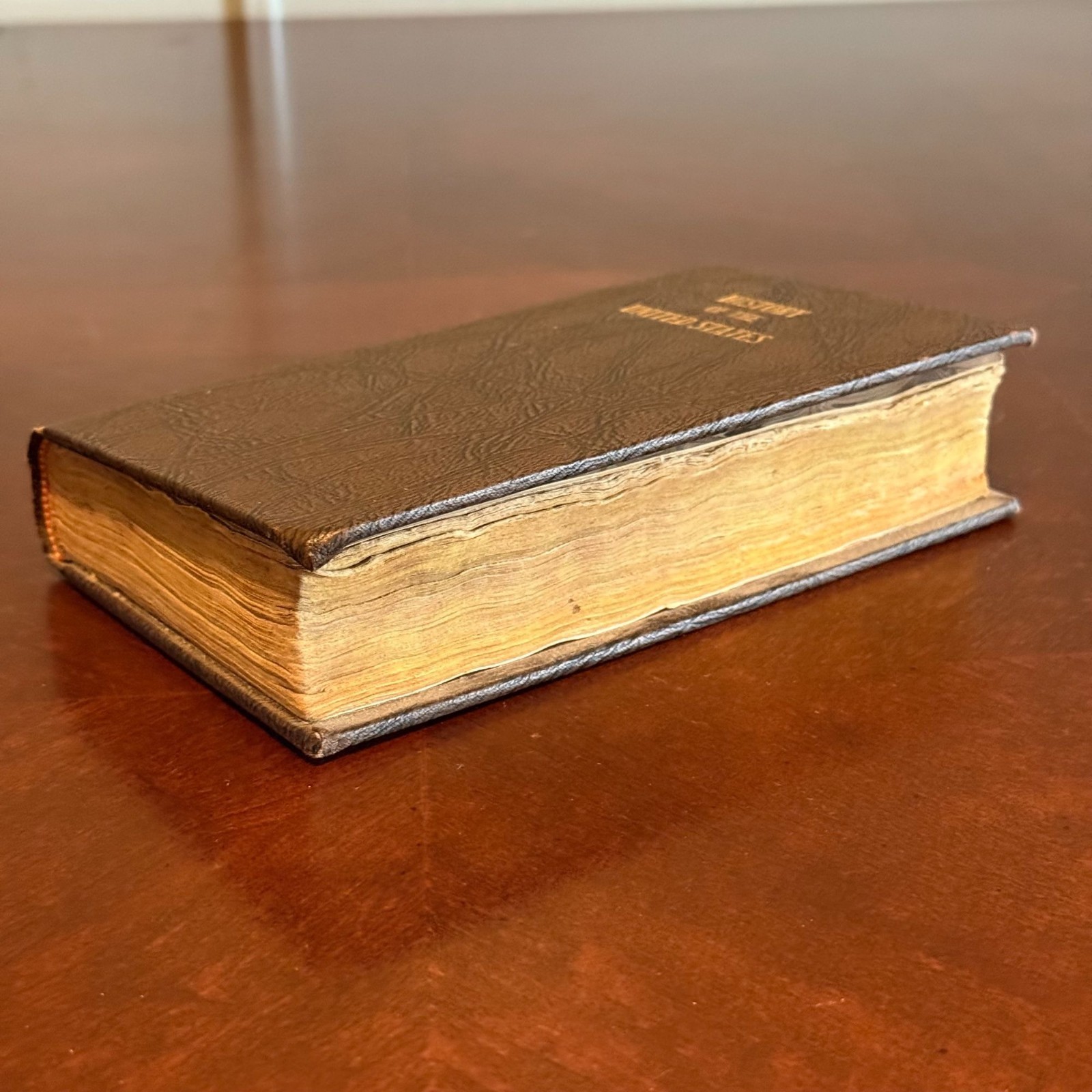 antique 1823 History of the United States by Charles A. Goodrich – Early Edition