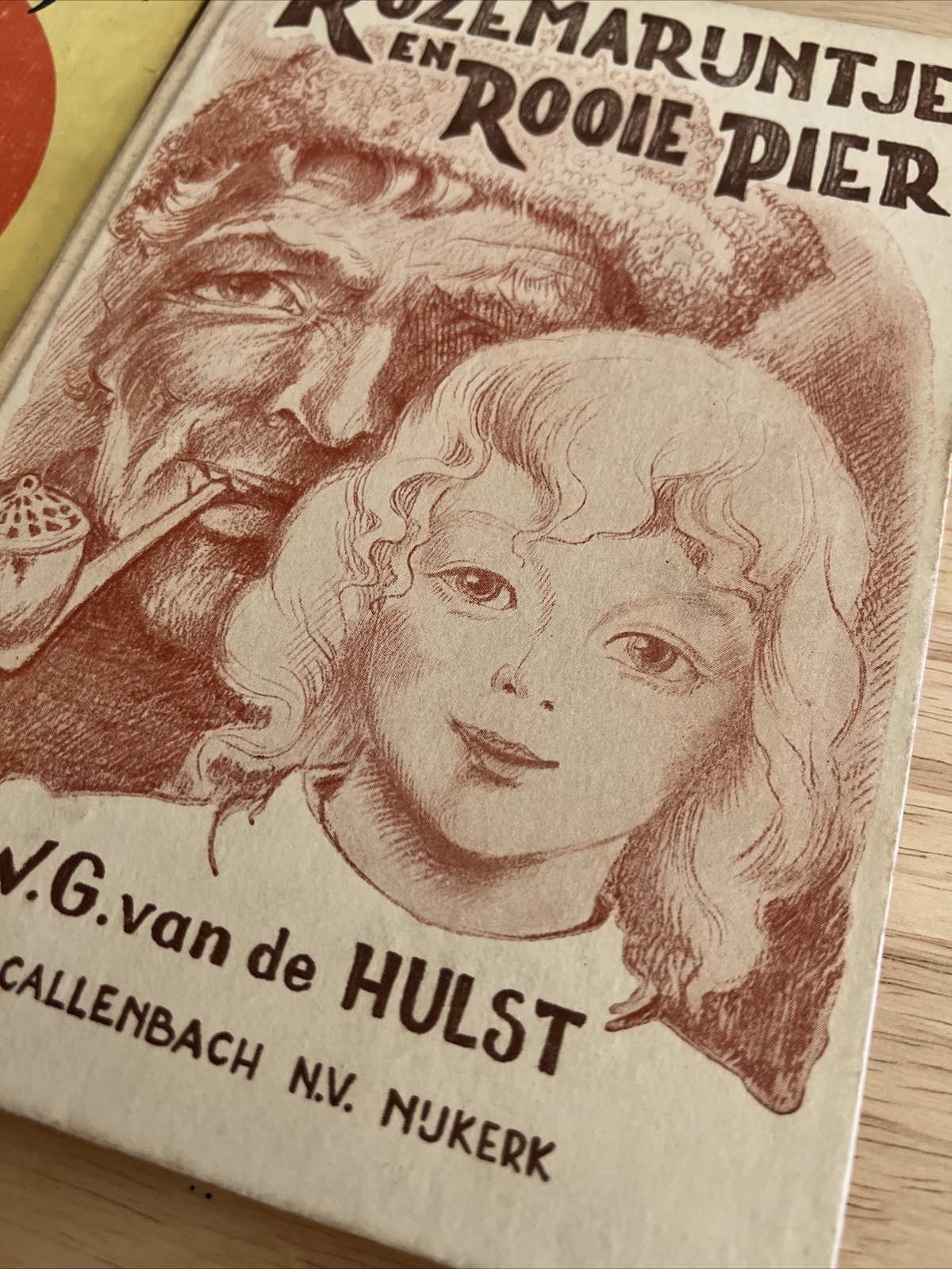 Lot Of 2 VTG Dutch Children’s Books WG van de Hulst Tippeltje Rozemarunte