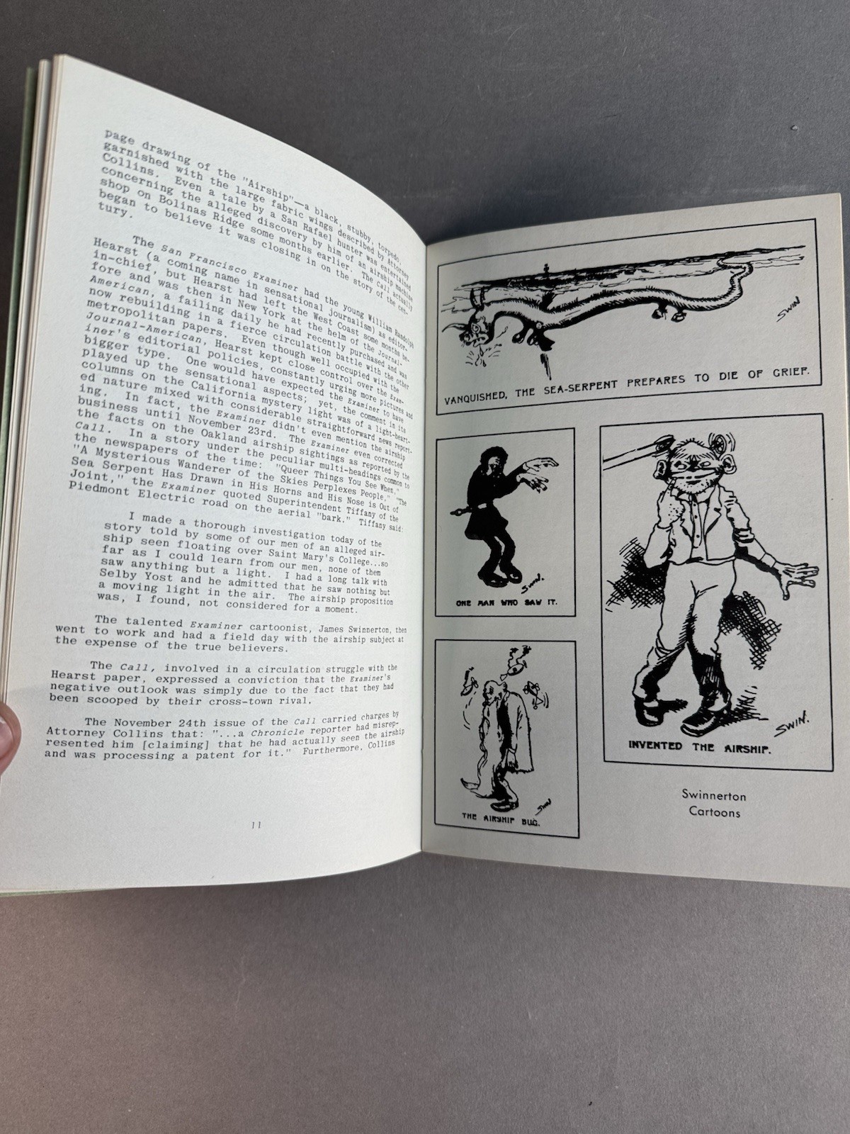 The UFO Wave of 1896 Loren E. Gross First Edition 1974