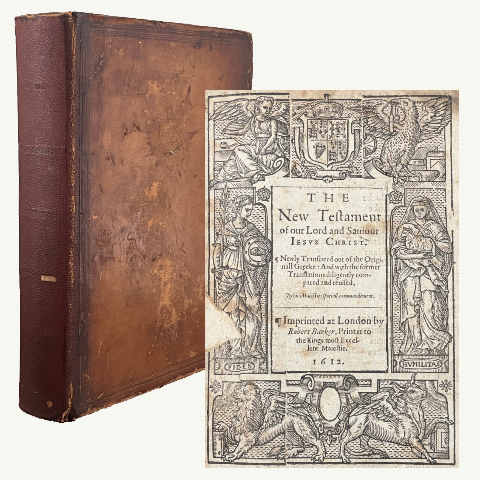 1612 First Quarto King James New Testament – Separately Issued Early Rare Bible