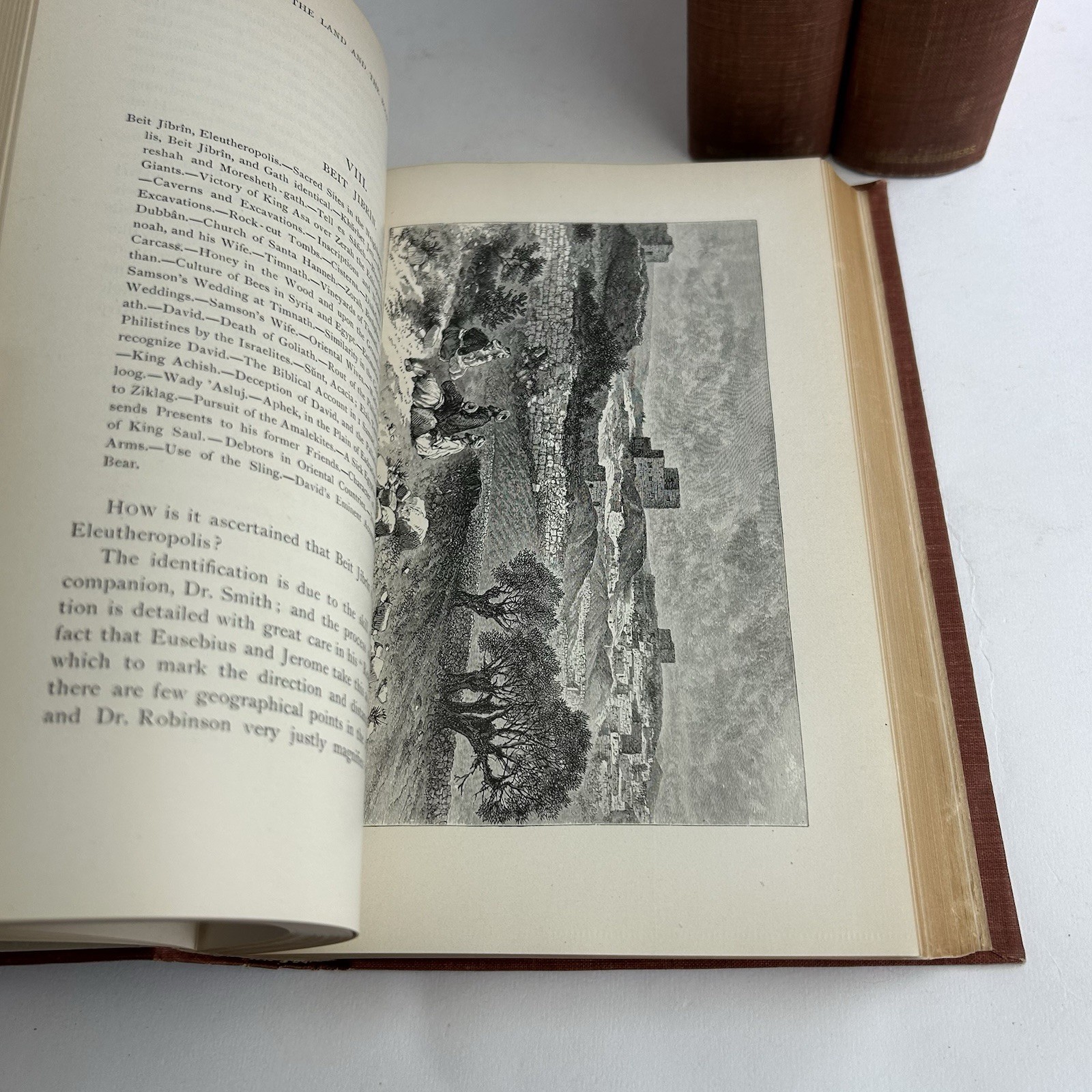 The Land And The Book Vol. I II & III 1880-1185 W.M. Thomson Antique Religion