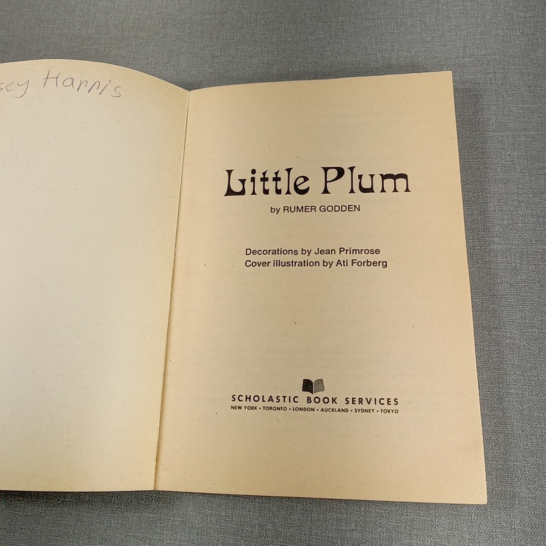 Little Plum by Rumer Godden 1963 Vintage Trade Paperback Book