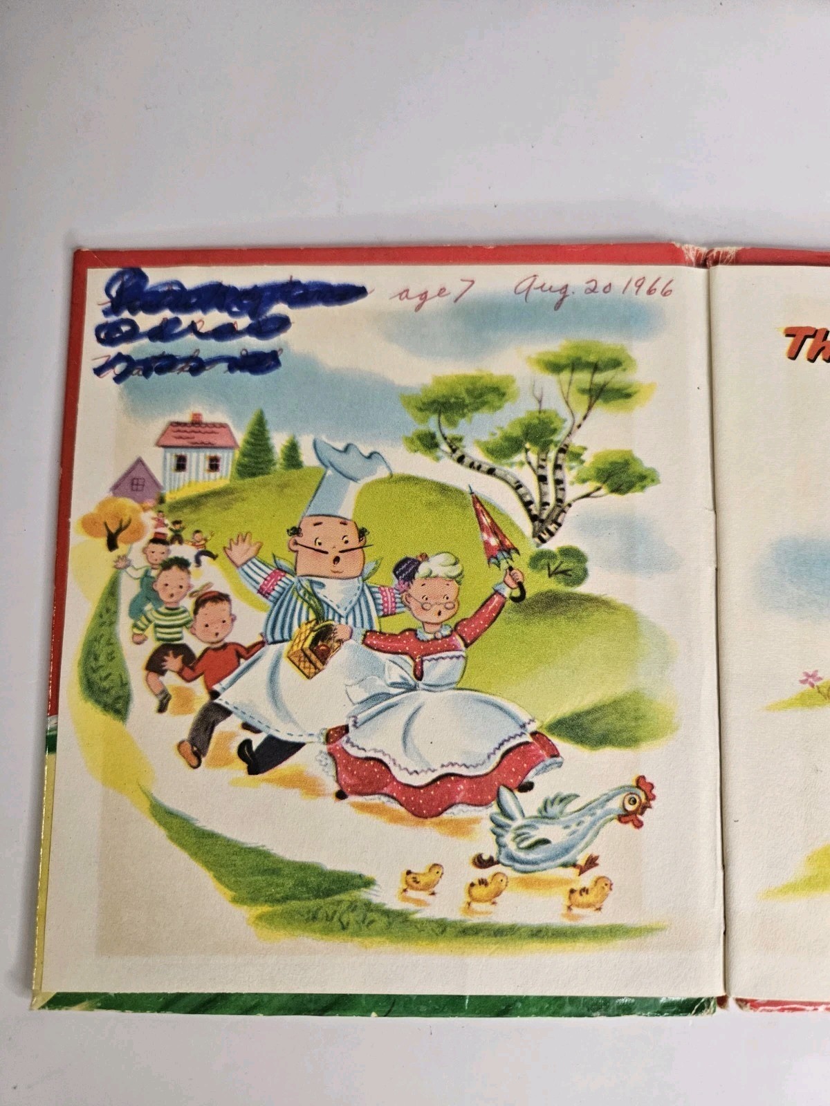 Vintage 1956 The Runaway Pancake Whitman Children’s Book Ben Williams