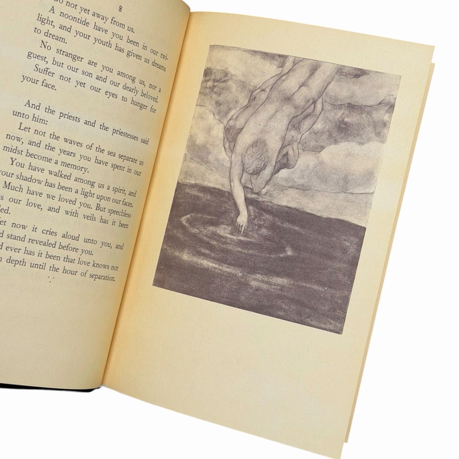 Vtg The Prophet Kahlil Gibran HC 1951 Illustrated Linotype Borzoi Alfred A Knopf