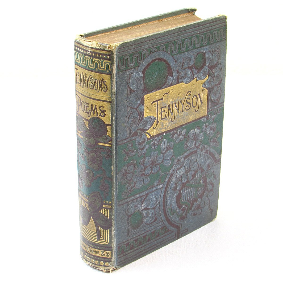 Poetical Works of Alfred Tennyson 1885 Belford Clarke HC Victorian Binding