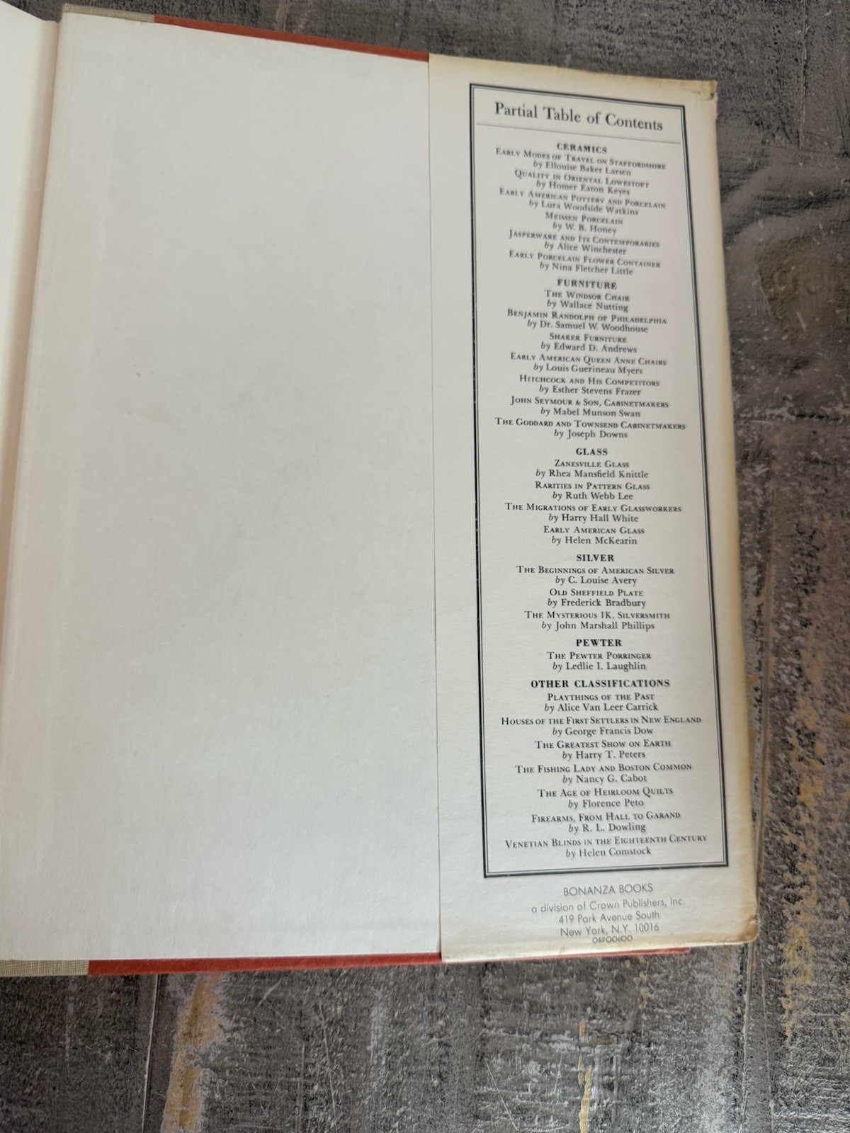 The Antiques Book