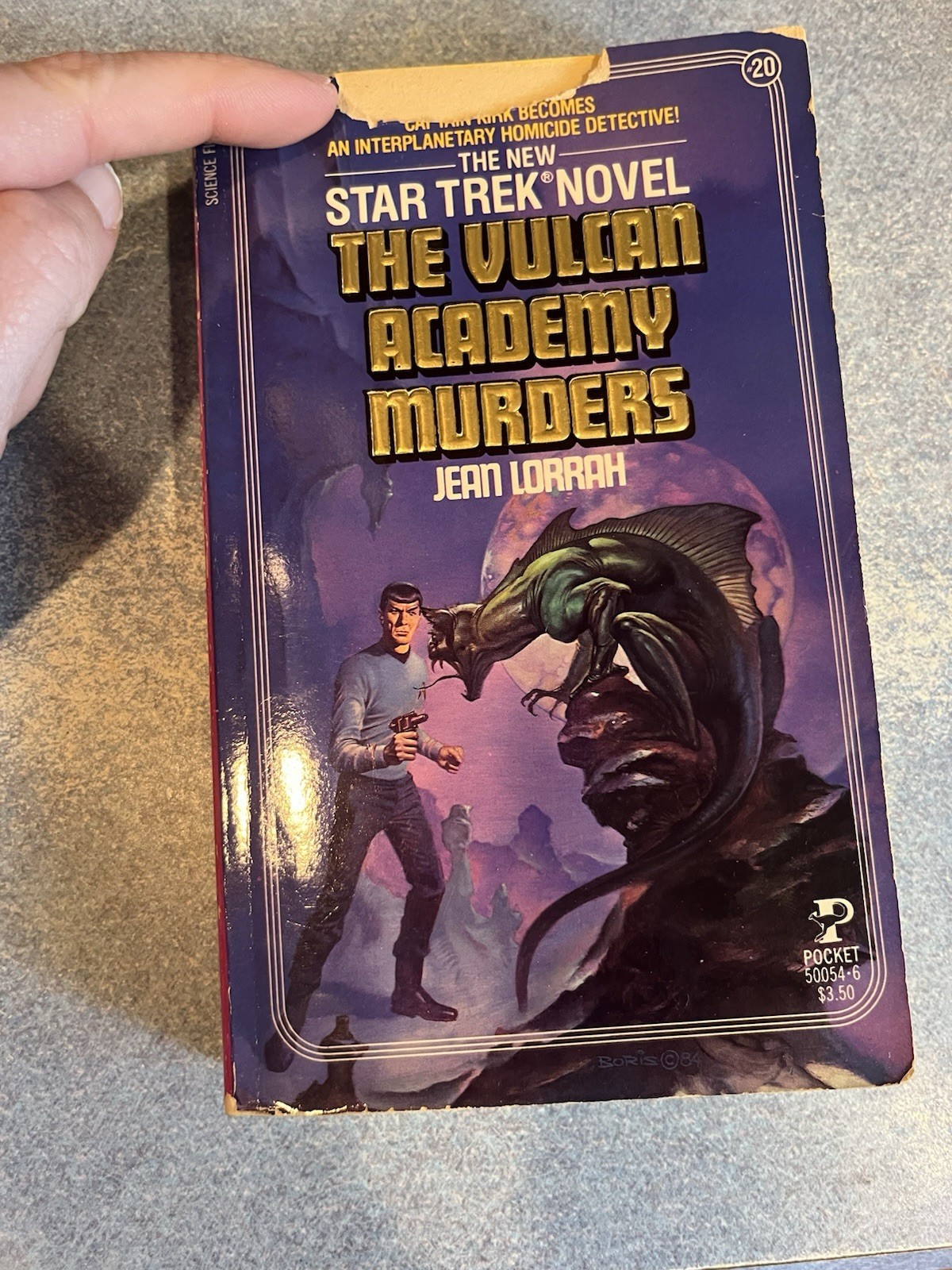 Lot of 8 Vintage Star Trek Mixed Authors Fantasy Science Fiction Paperback Books