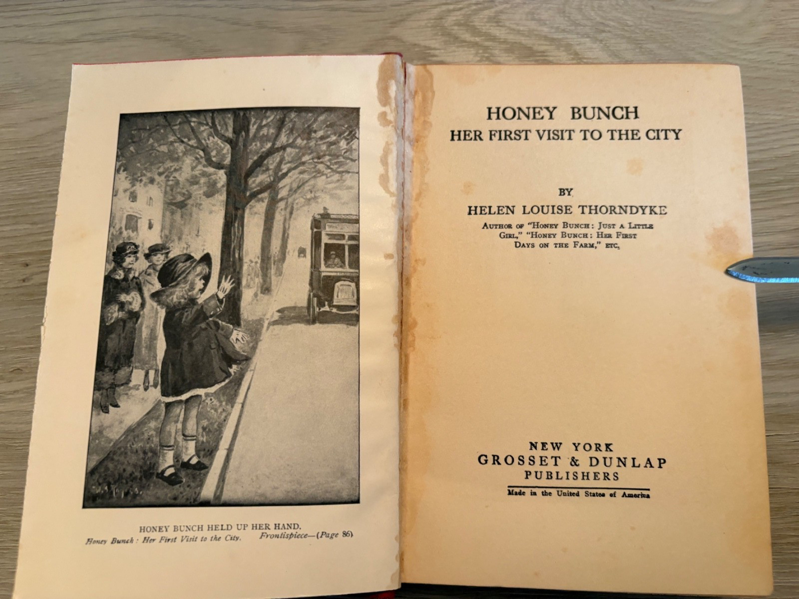 2 Vintage Honey Bunch books by Helen Louise Thorndyke – Collectibles 1923