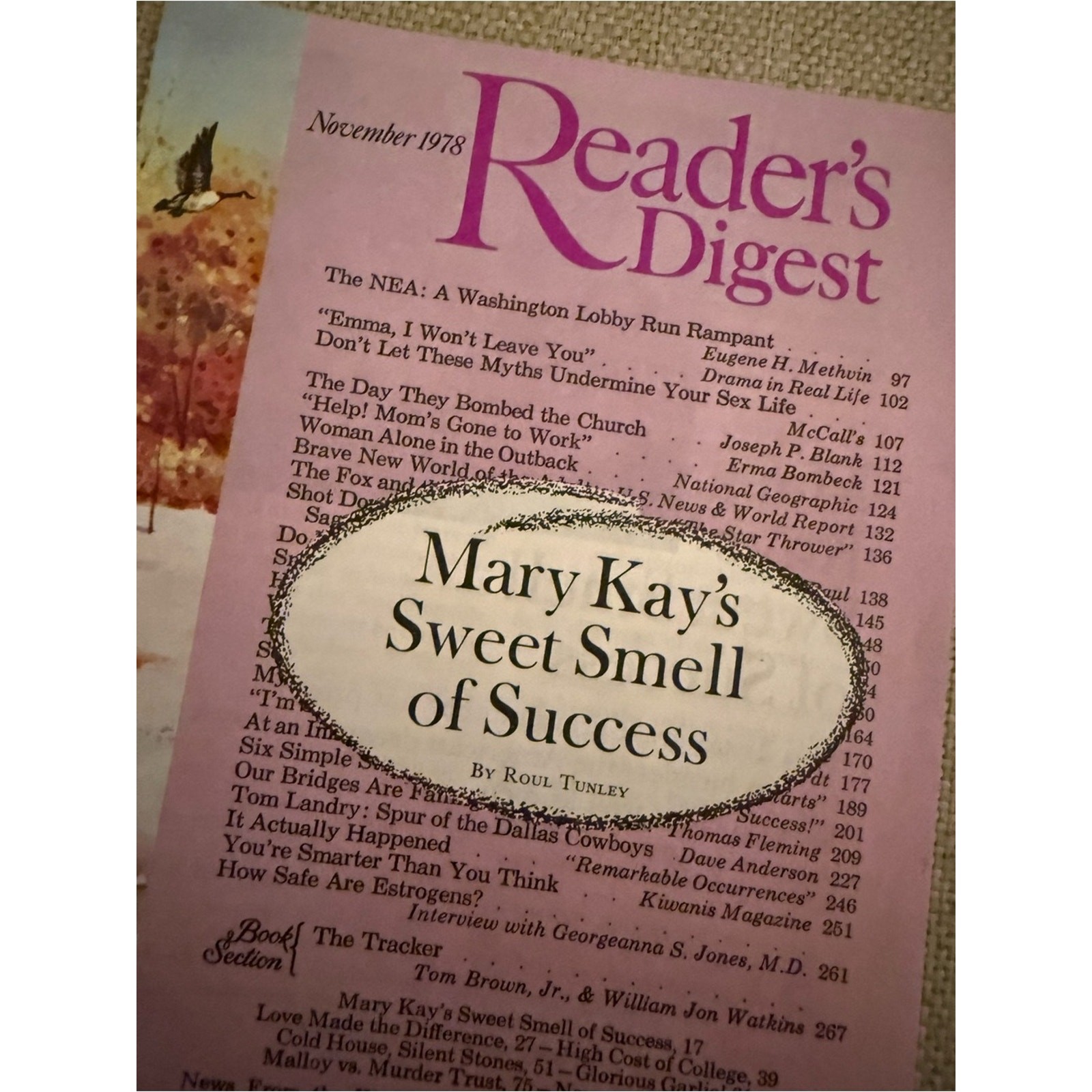 Vintage Reader’s Digest November 1978 Mary Kay Sweet Smell of Success Pamphlet