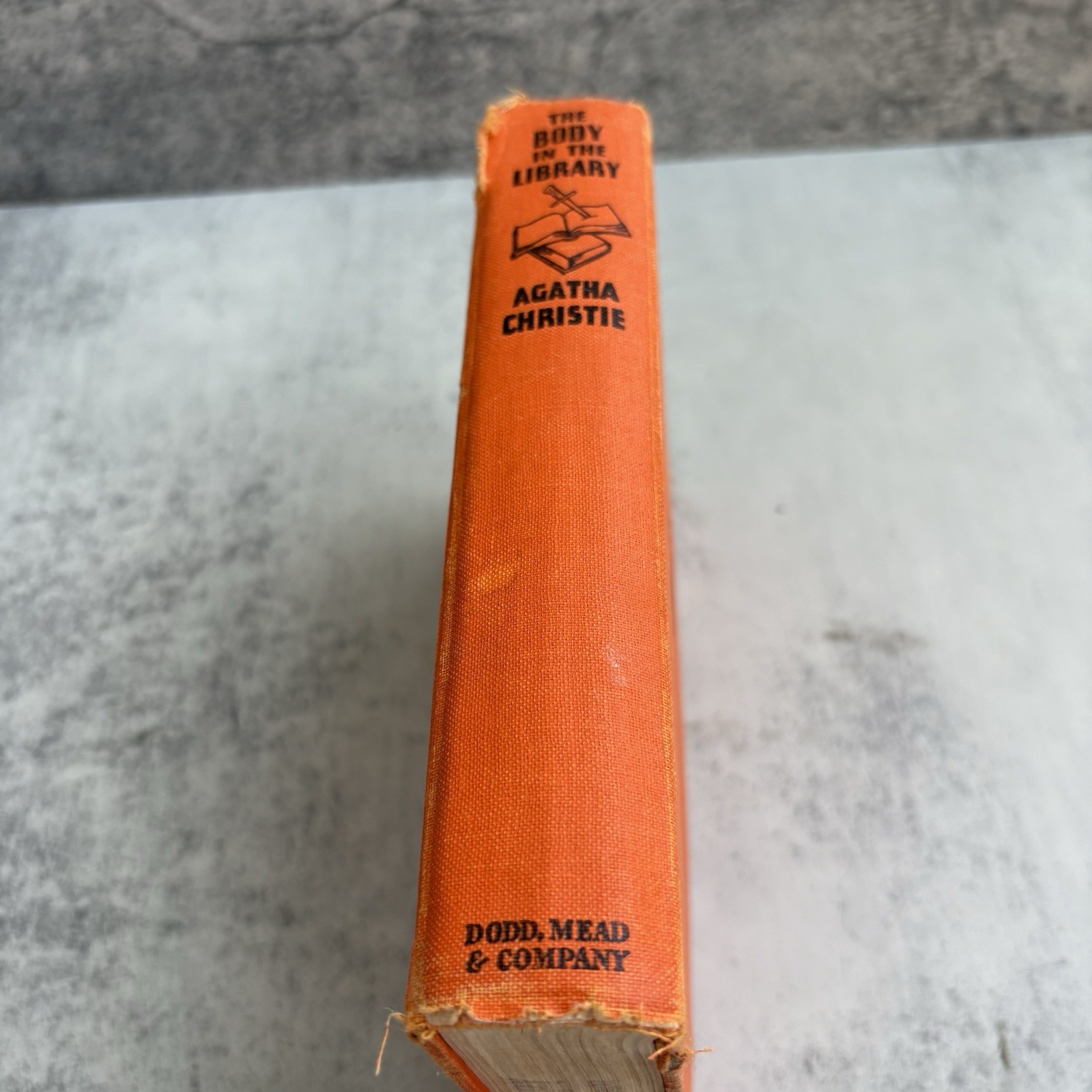 1942 1st Ed. The Body In The Library – Agatha Christie Red Badge Book RARE!