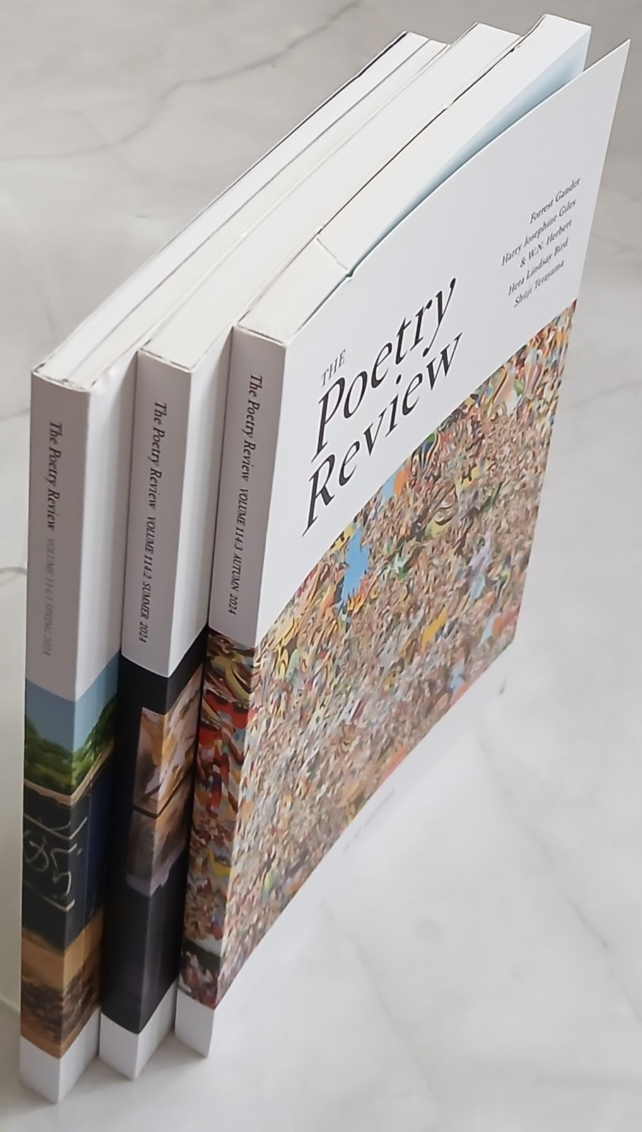 The Poetry Review Set Of 3 1st 2024 Paperback Mixed Authors The Poetry Society