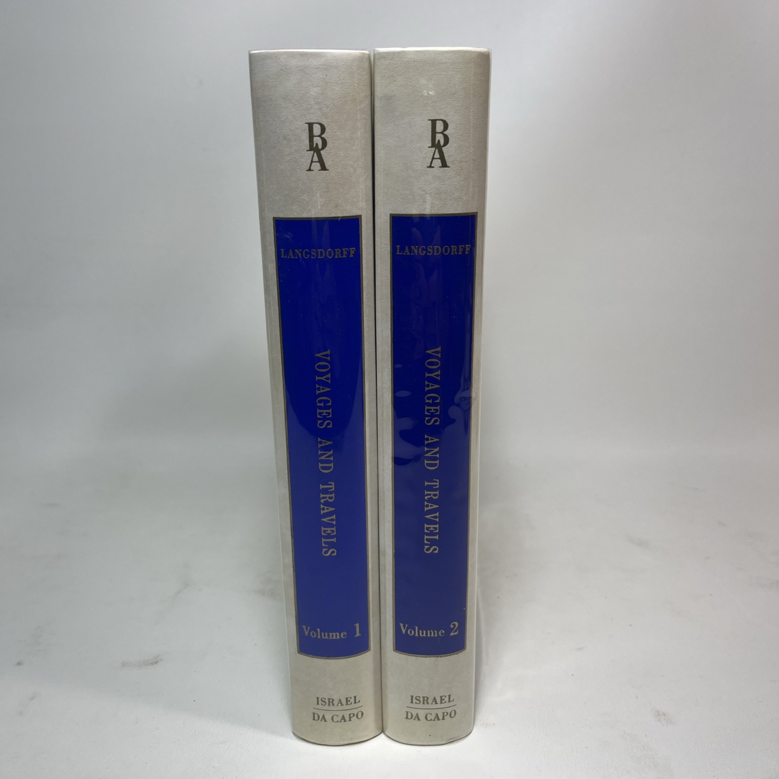 Langsdorff VOYAGES AND TRAVELS IN VARIOUS PARTS of the World 1803-1807 1968 2V