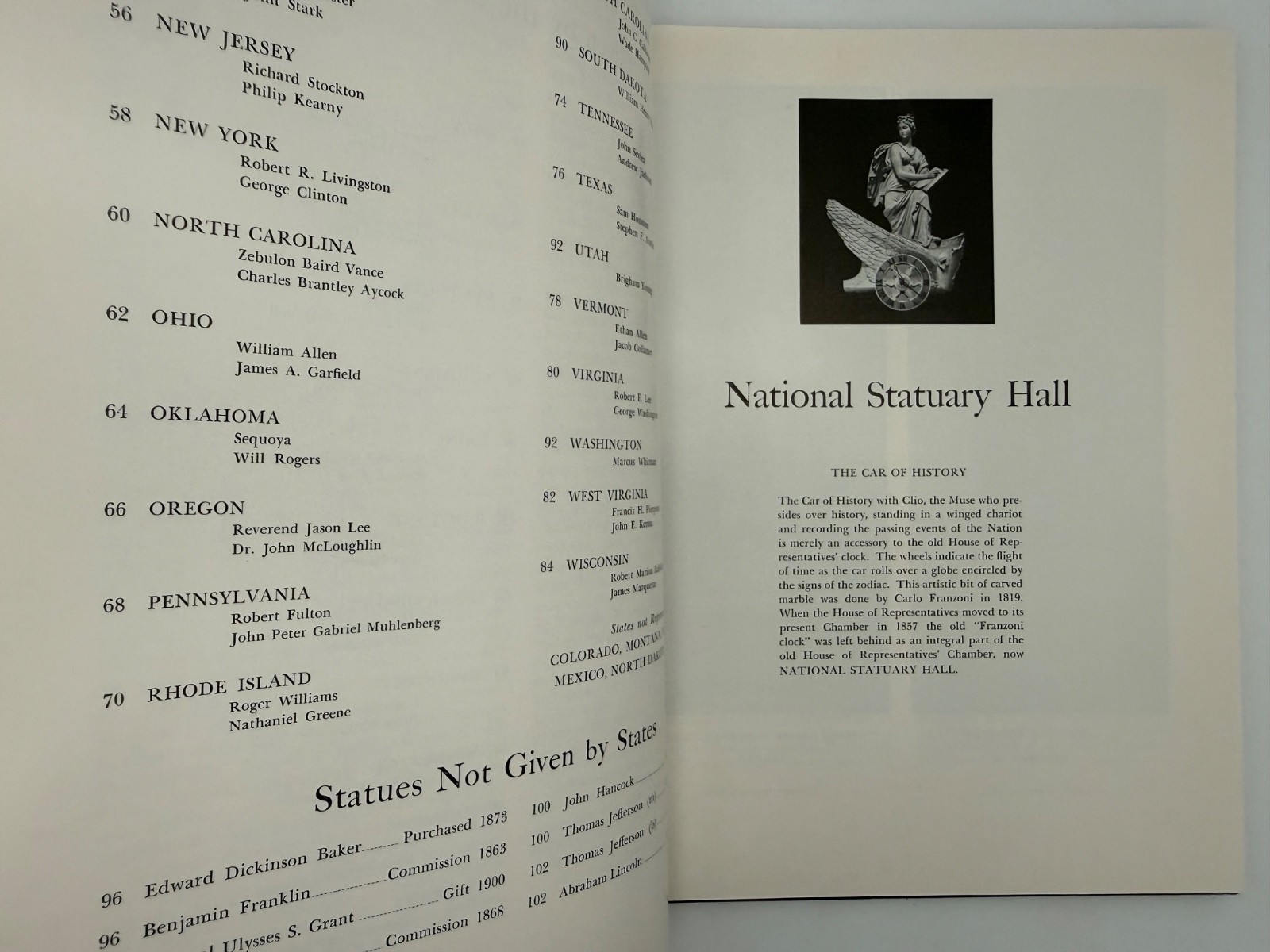 Signed Murdock National Statuary Hall 1955 + Capitol Ephemera Brumidi Letter