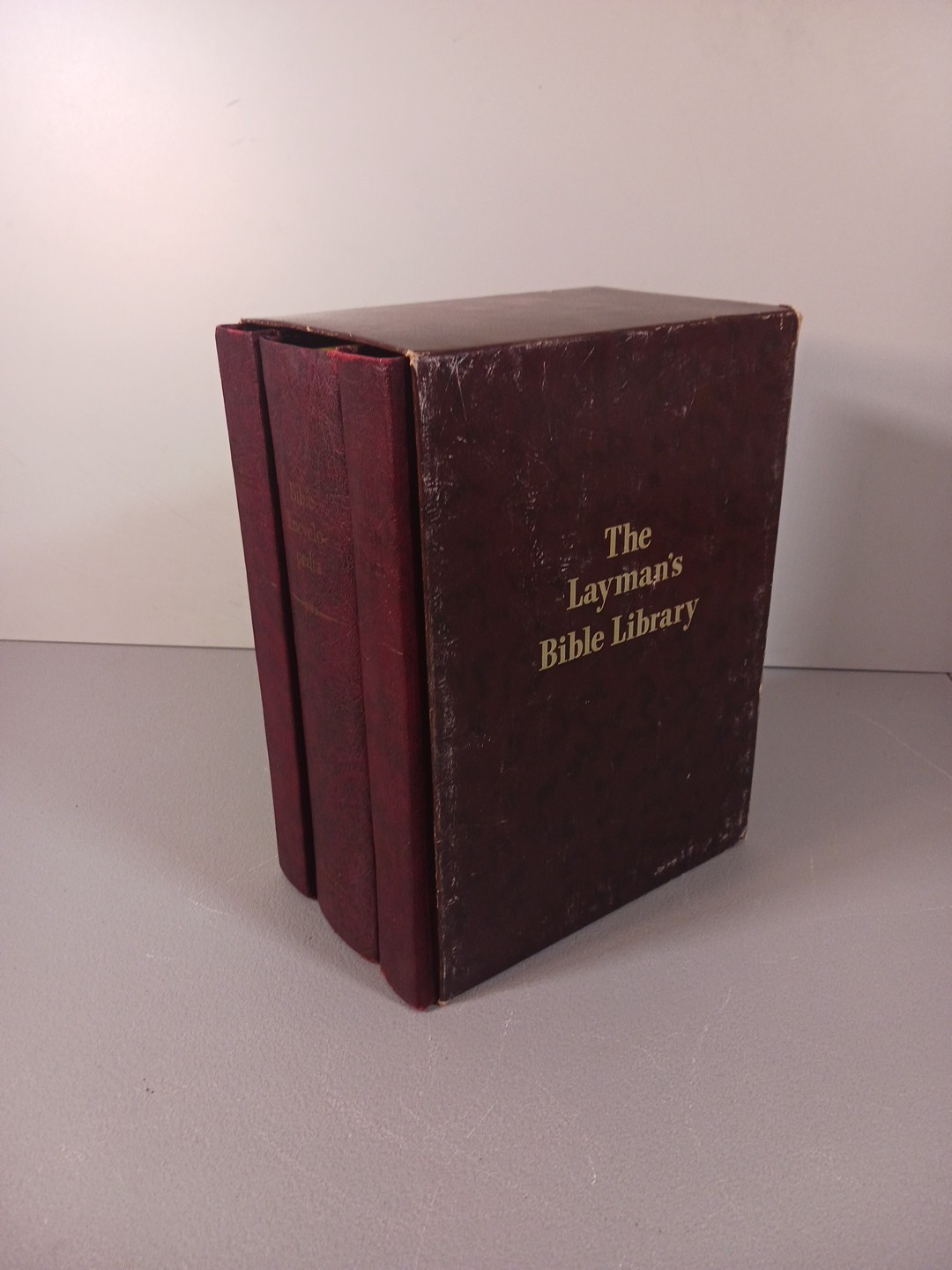 Three Volume Set Layman’s Library Bible Box Set Great Condition