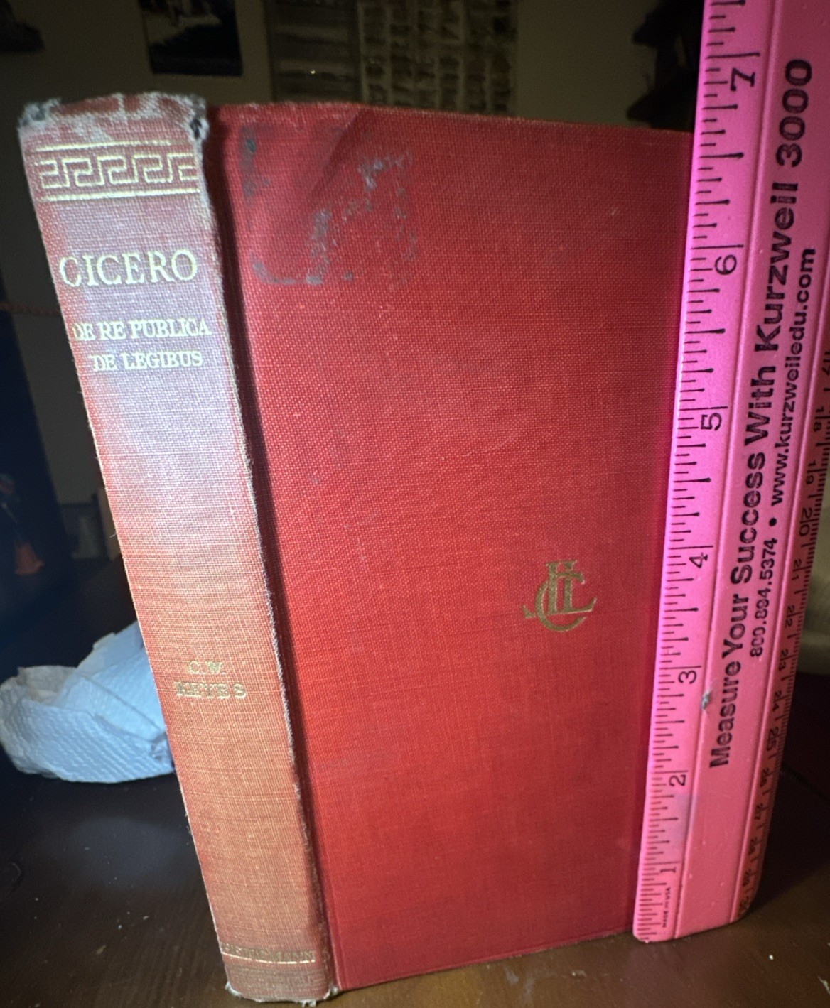 Cicero: De re Publica & De Legibus, Loeb Classic Lib. #213 Latin/Eng. HC UK 1948