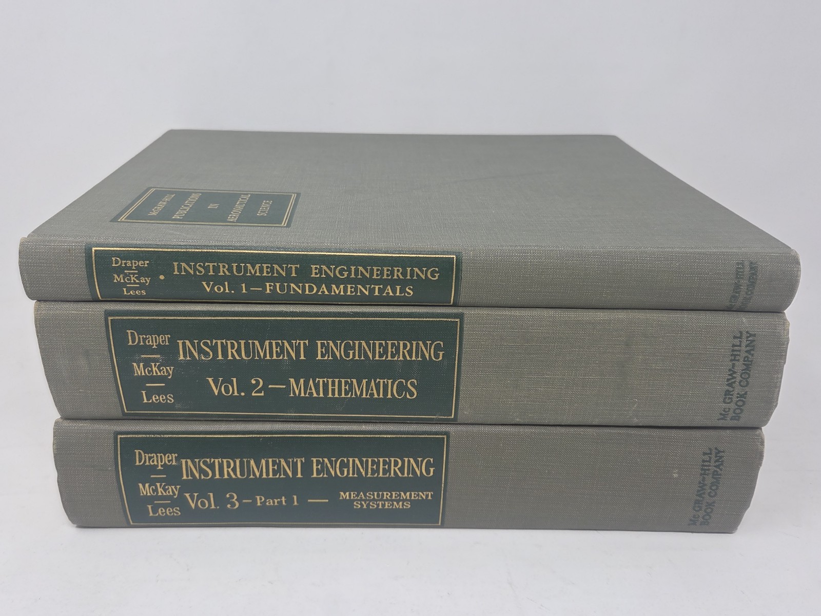 McGraw Hill Publications In Aeronautical Science Vol 1-3 Instrument Engineering