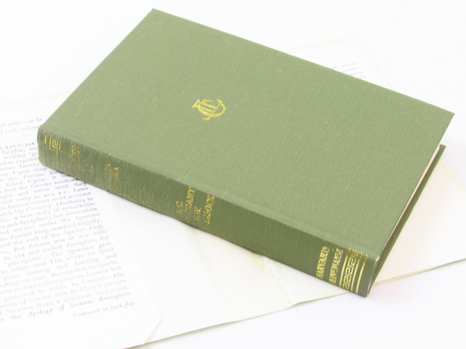 Xenophon VII Scripta Minor 1971 Harvard Loeb Classical HC/DJ Marchant Bowersock