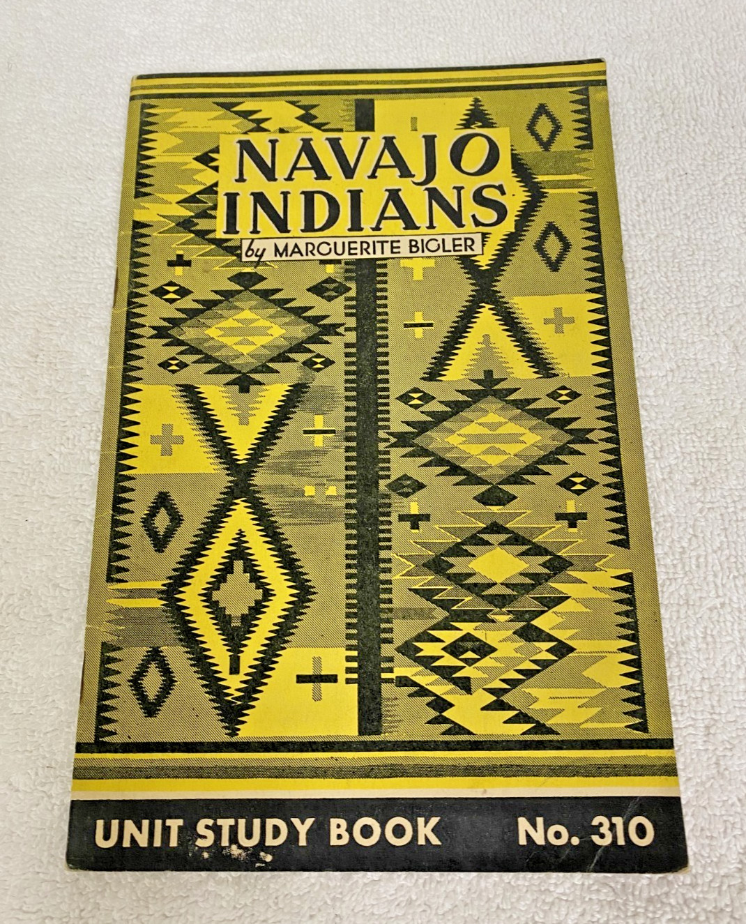 Vintage 1934 Navajo Indians Unit Study Book Marguerite Bigler Illustrated