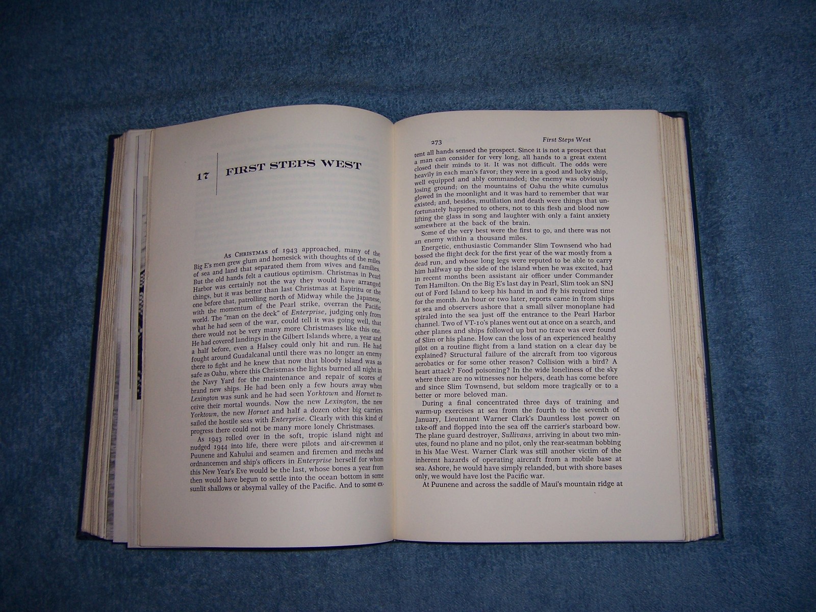 THE BIG-E by Edward P. Stafford, U.S.N./1st Ed/HCDJ/Military & War/WWII 1939-45