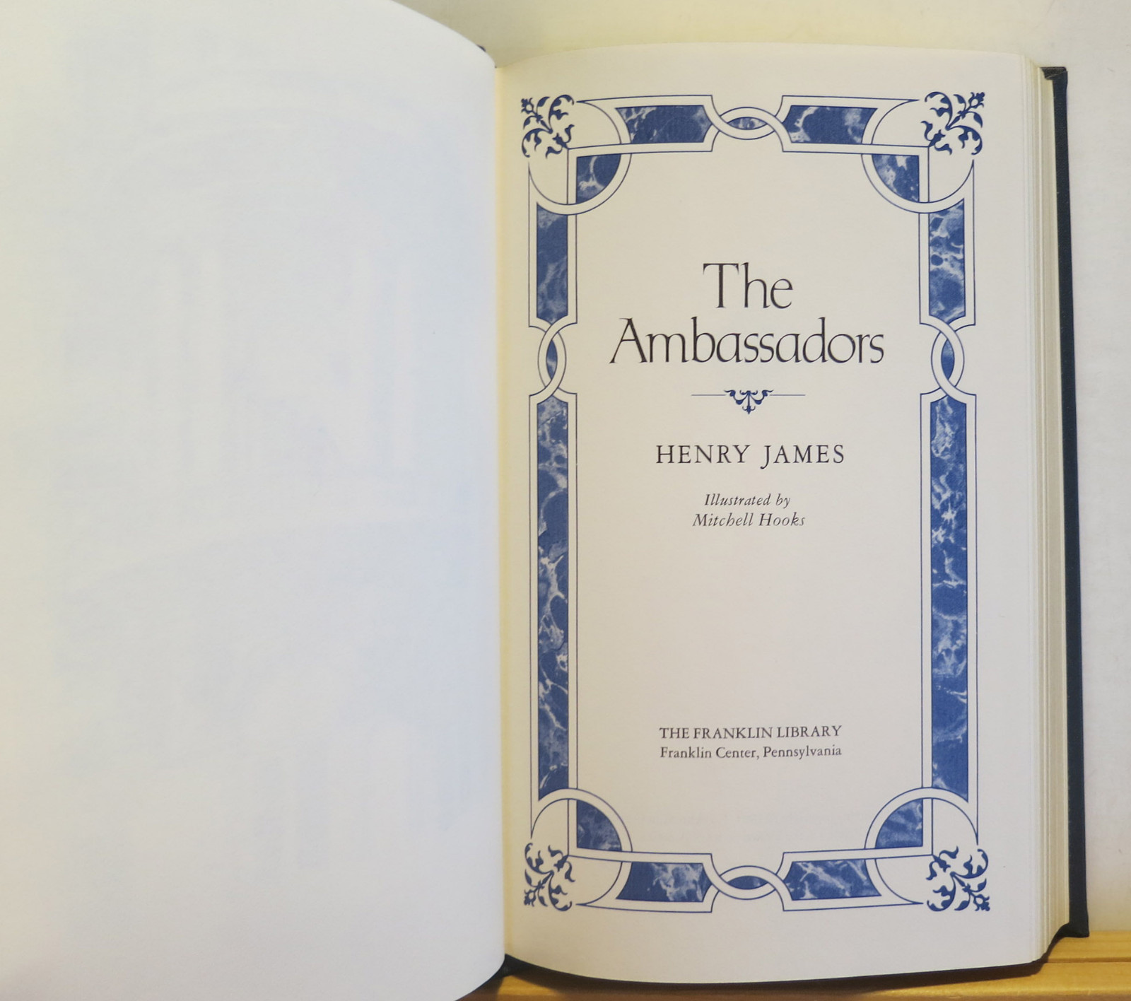 FRANKLIN LIBRARY 2 Books: The Ambassadors (James) + The Mill on the Floss Eliot
