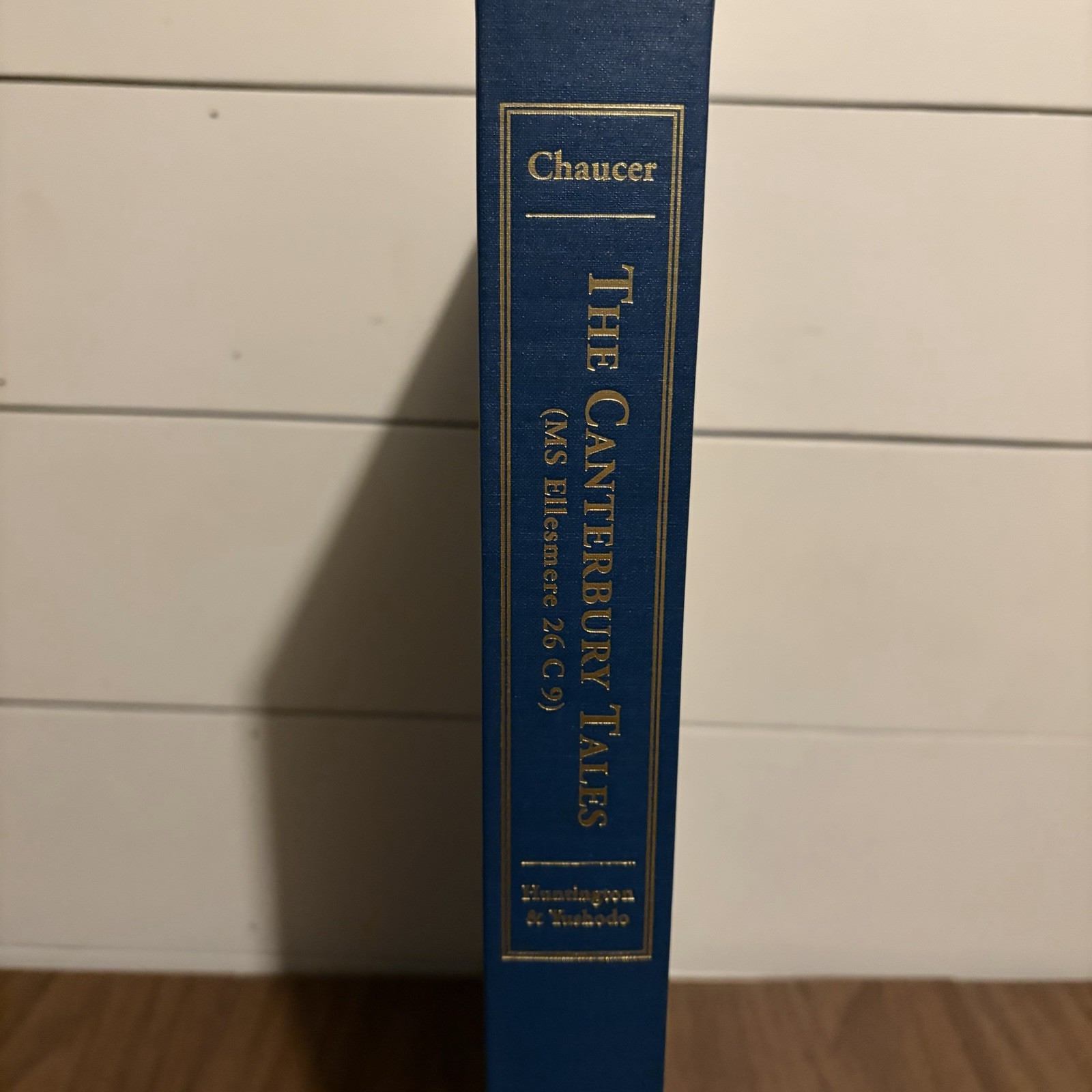 The Canterbury Tales New Ellesmere Chaucer Monochromatic Facsimile 1997 HC