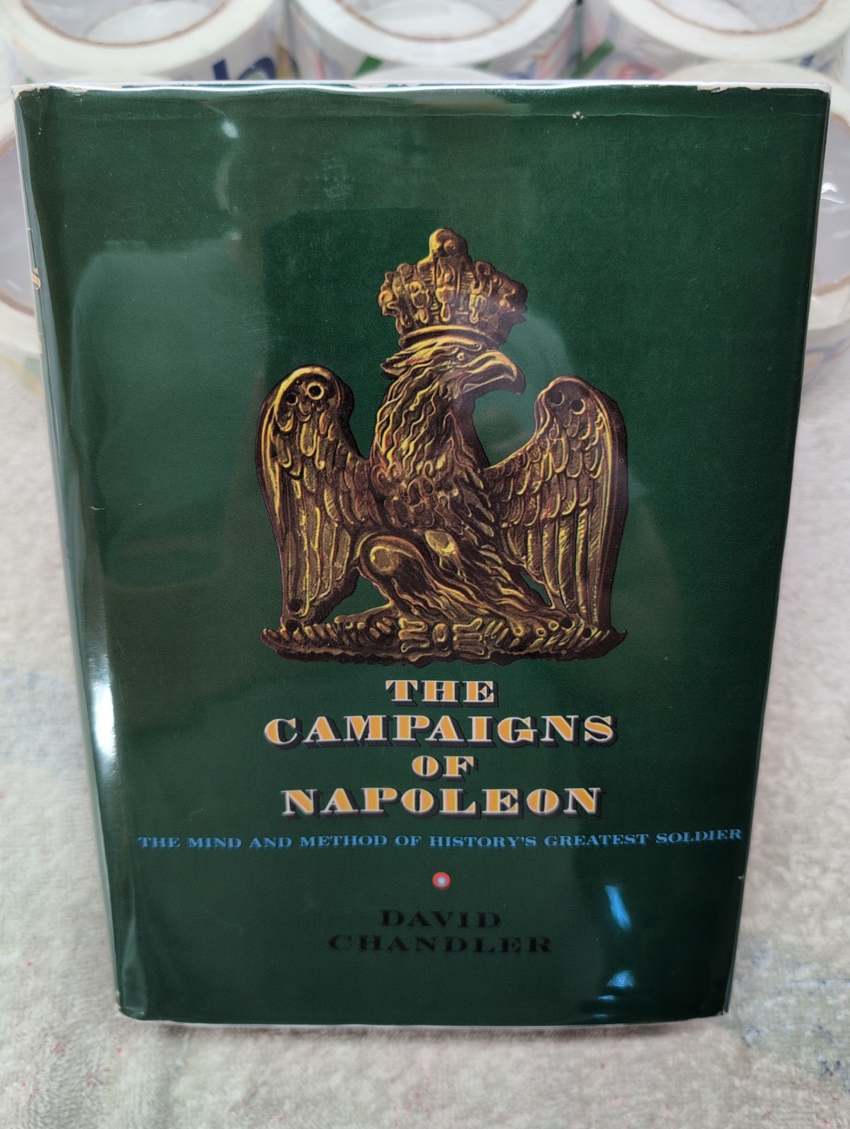 THE CAMPAIGNS OF NAPOLEON by David G. Chandler (BCE) Book Club Edition + Mylar!!