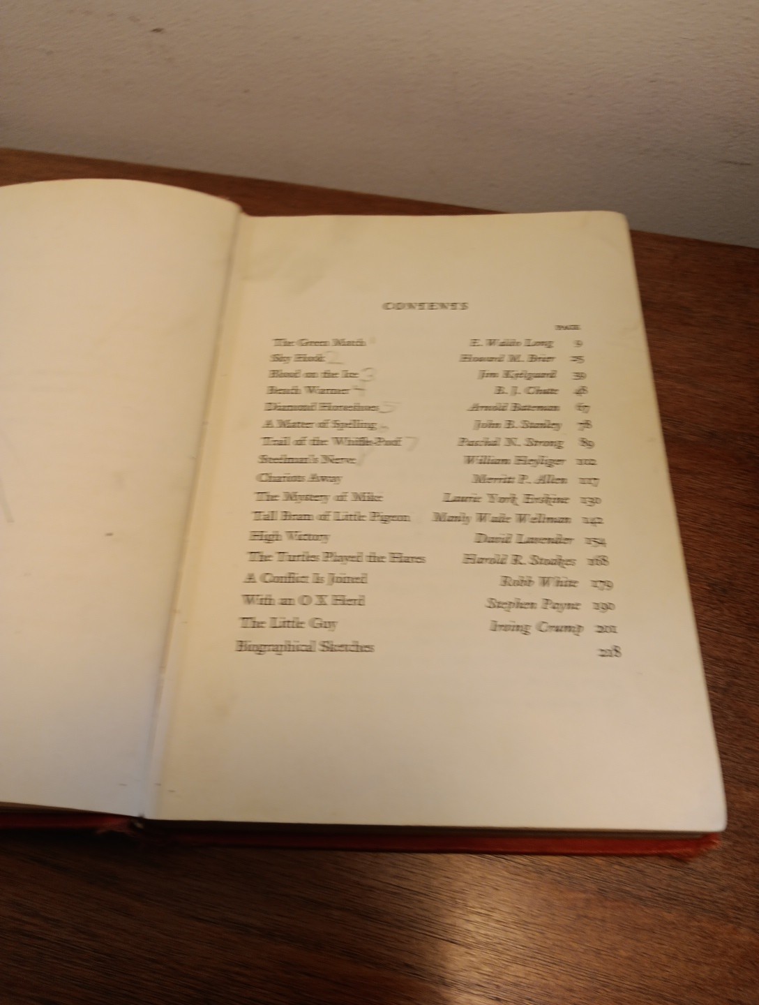Boys’ Life Adventure Stories, ed. Irving Crump. HC, Junior Literary Guild, 1950