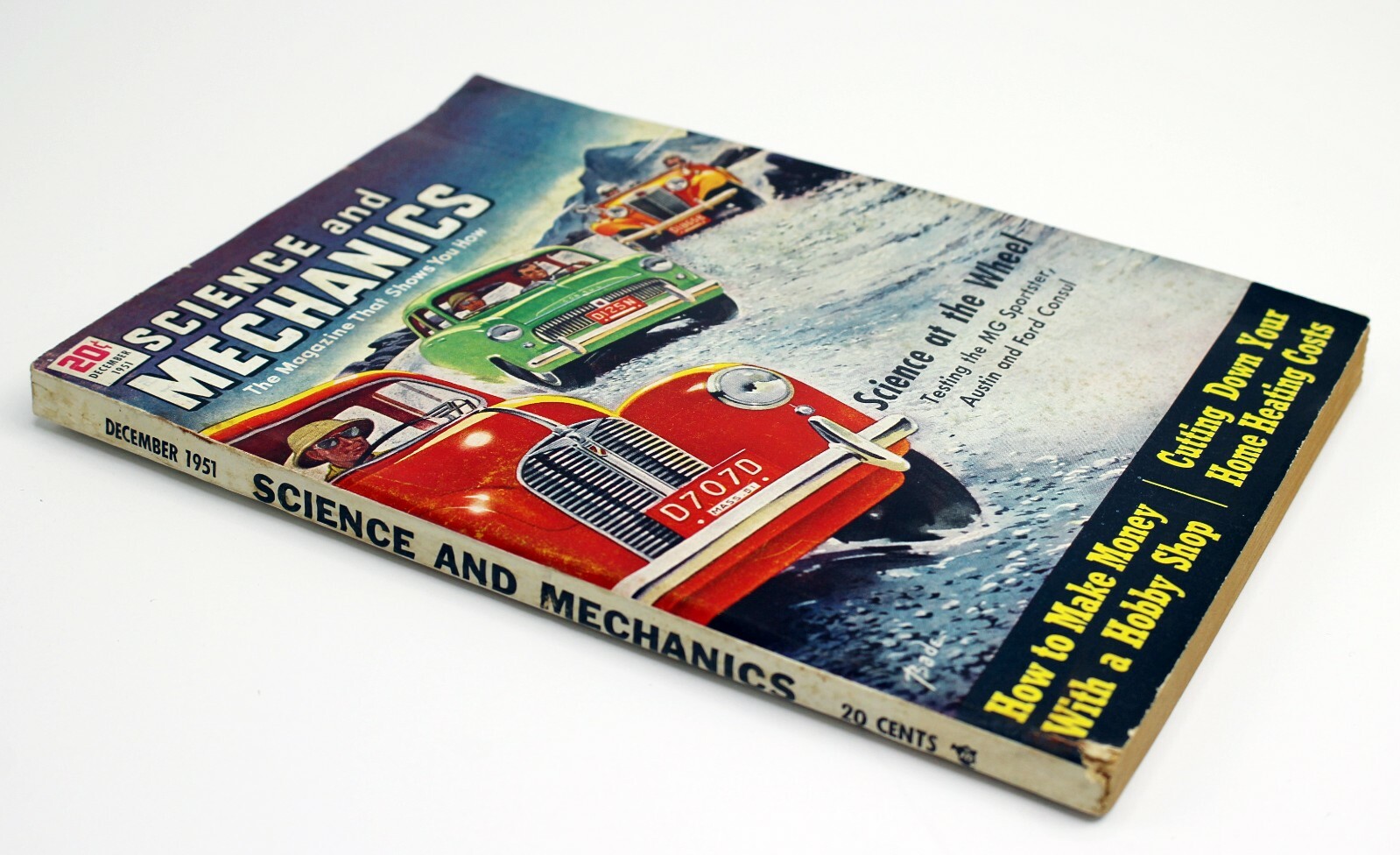 1951 SCIENCE AND MECHANICS MAGAZINE MG Sportster LeSabre TOYS Hornet Hydroplane