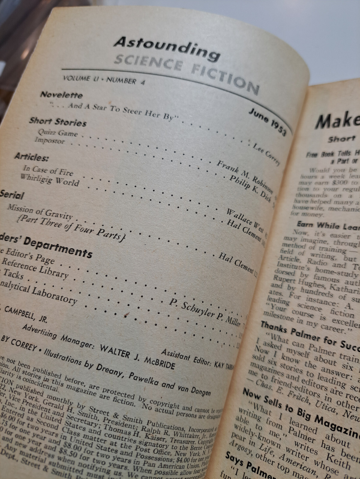 Philip K. Dick story 1st pub “Imposter” Astounding Science Fiction Jun 1953