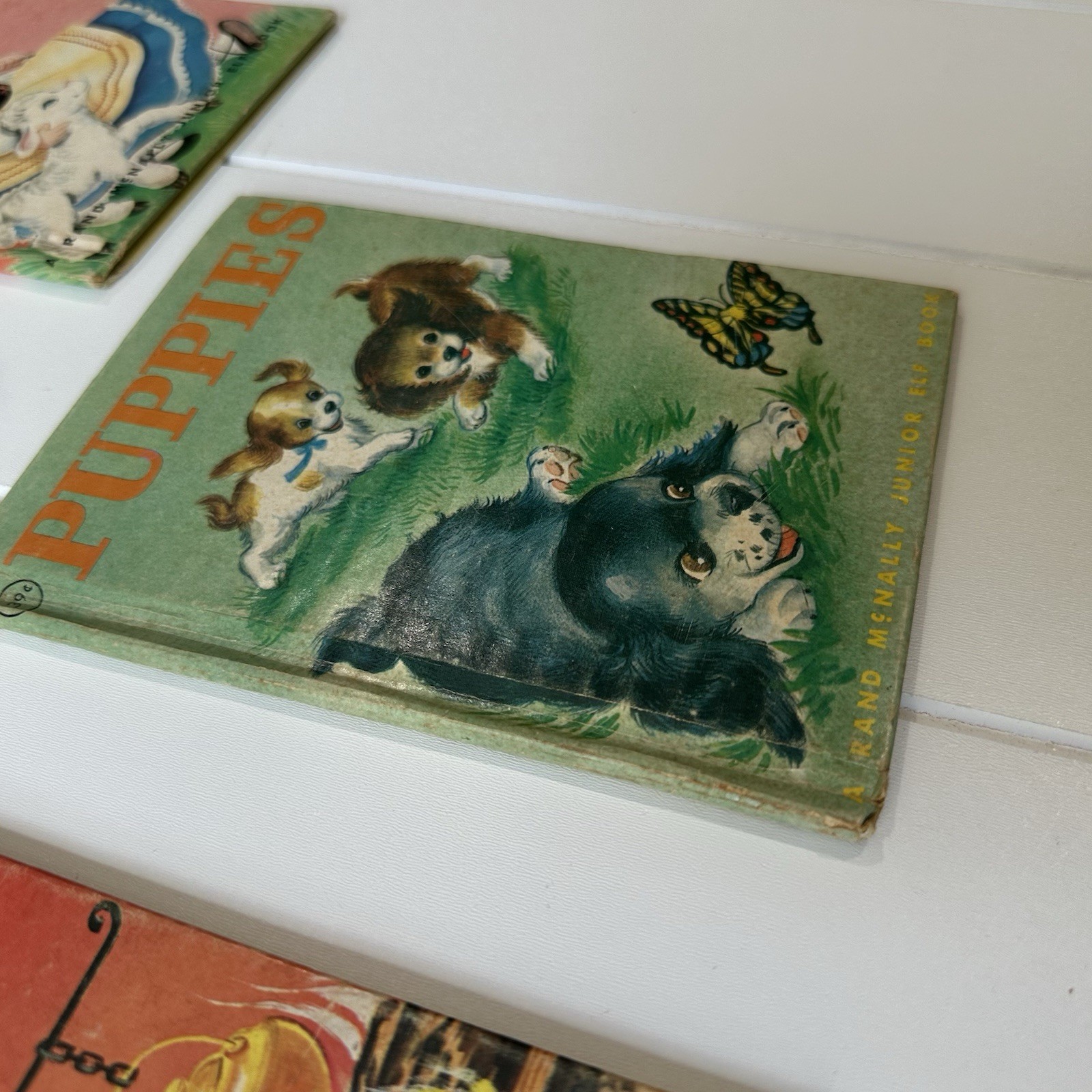 Lot of 5 Vintage Rand McNally Junior Elf Books For children
