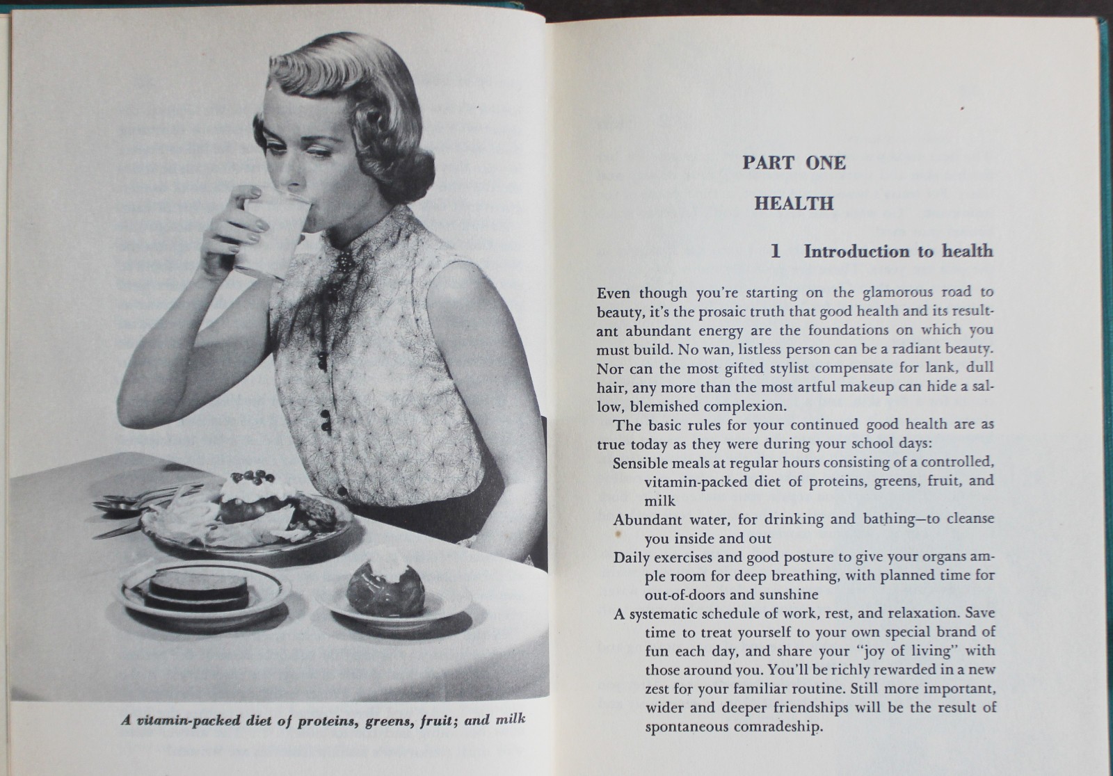 Rare Antique Old Book Personal Beauty Charm 1952 Makeup Fashion Style Glamour ⭐
