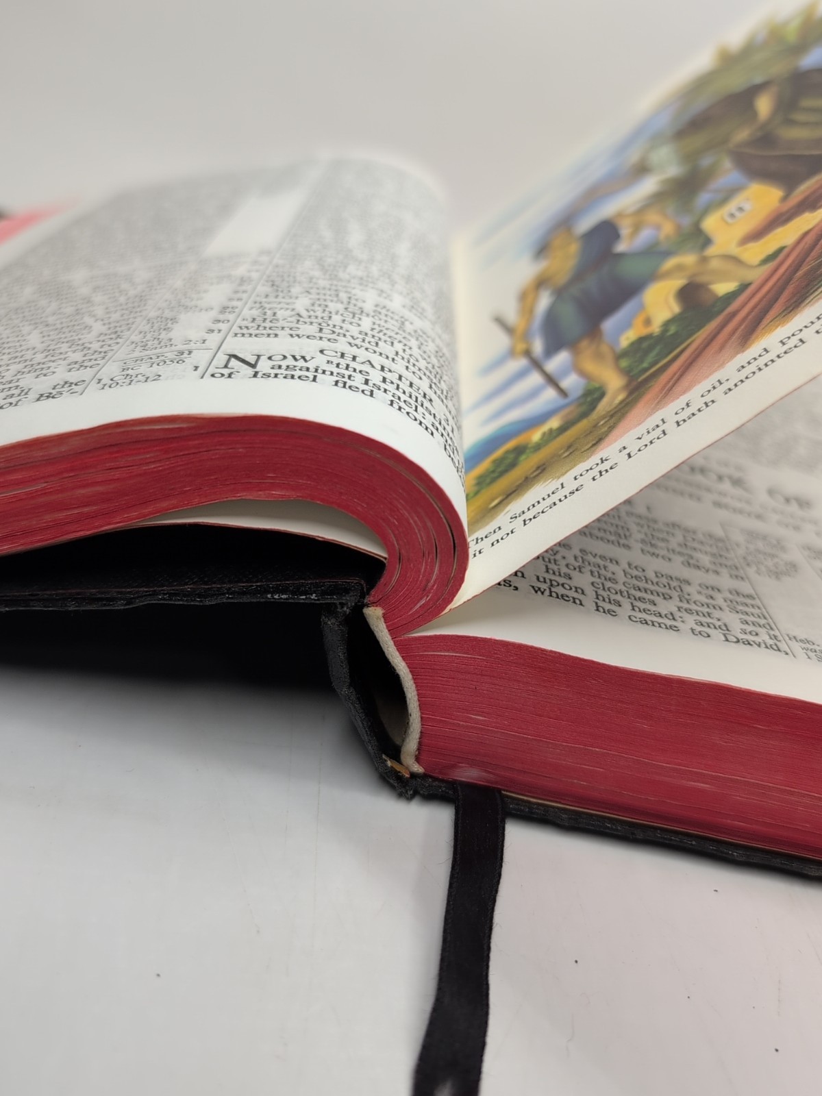 Vintage Holy Bible KJV Red Letter References World Publishing Black Cover 1960s