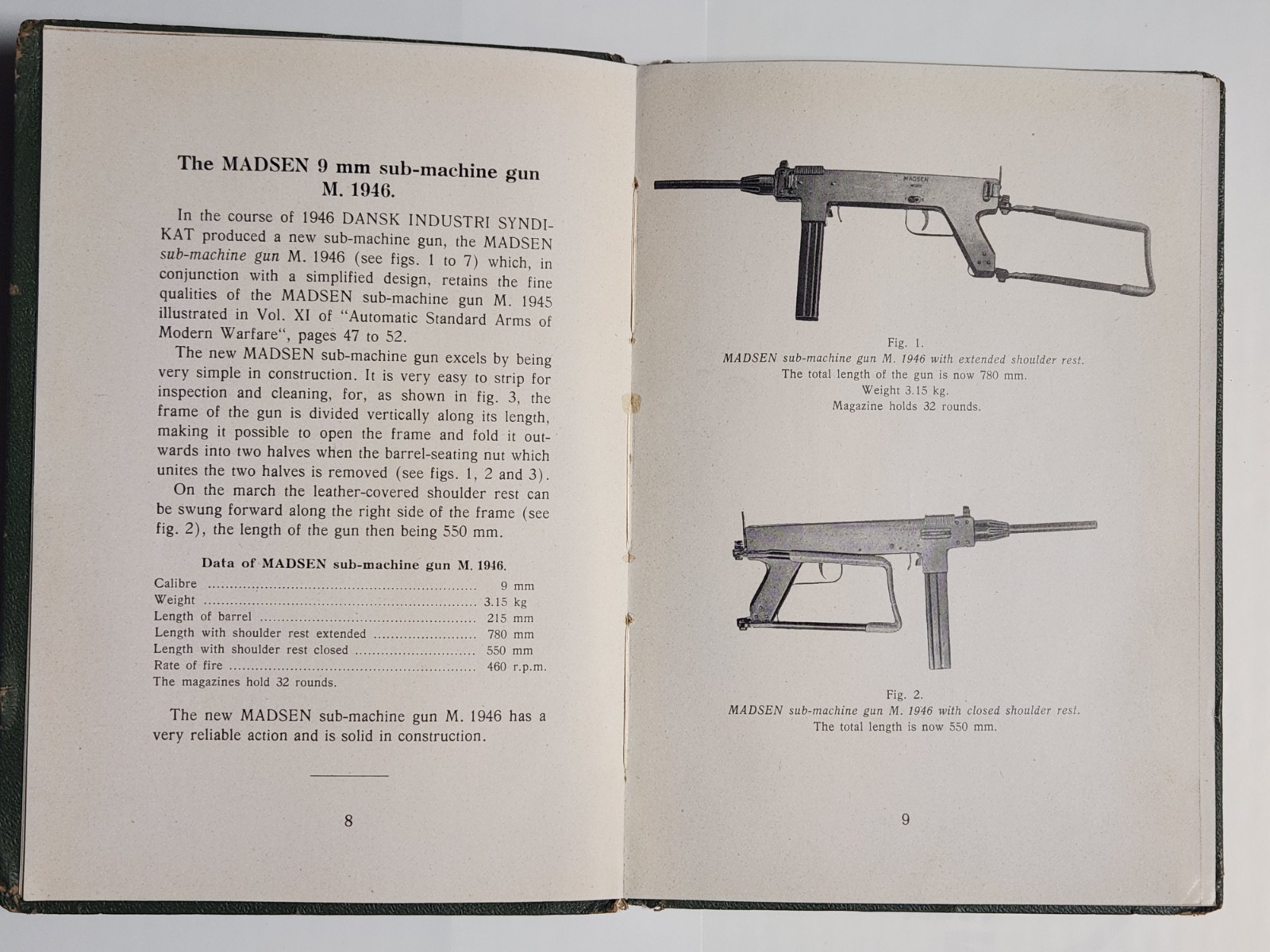 Automatic Standard Arms Of Modern Warfare Madsen Arms XII and XI 2 Book Set