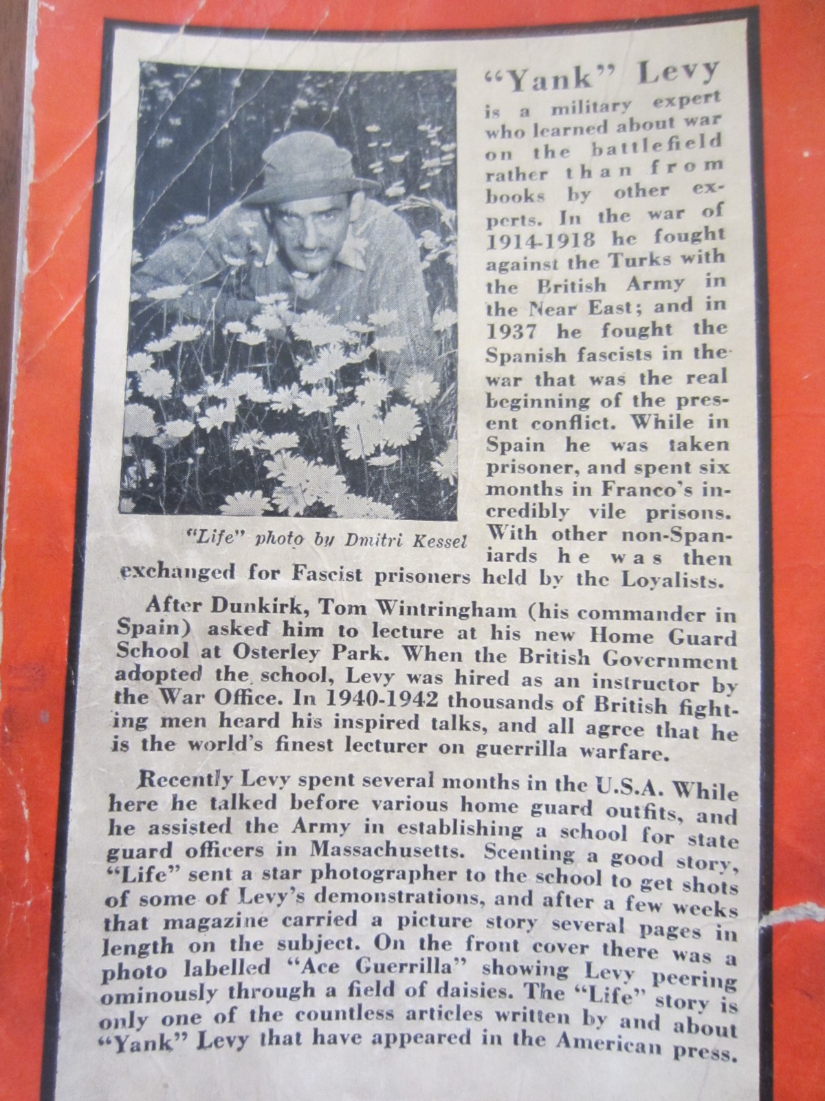 Guerrilla Warfare, An Infantry Journal, ‘Yank’ Levy, Penguin 1942