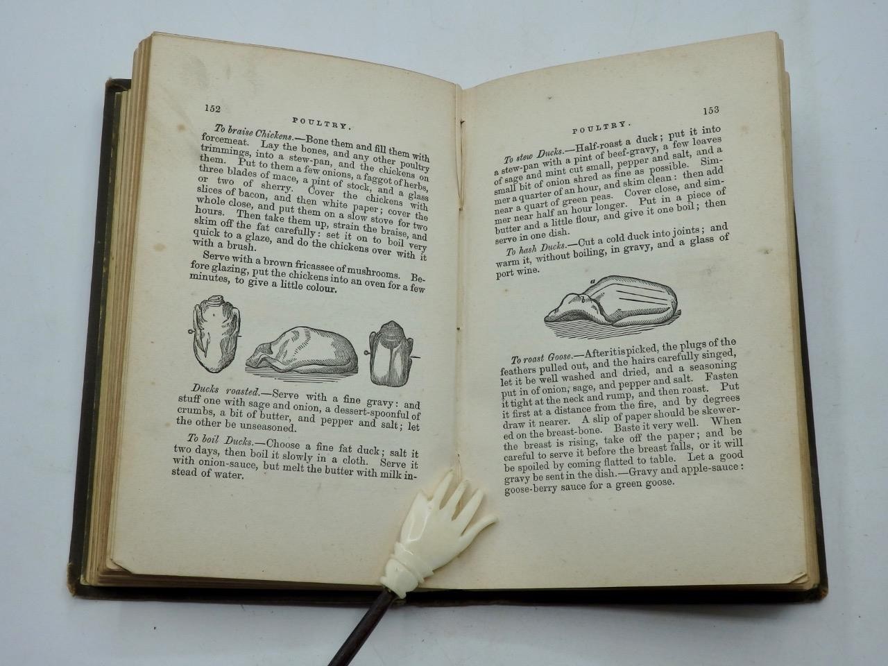Antique c1870 EVERY FAMILY’S COOKERY BOOK By an Experienced Victorian Cook