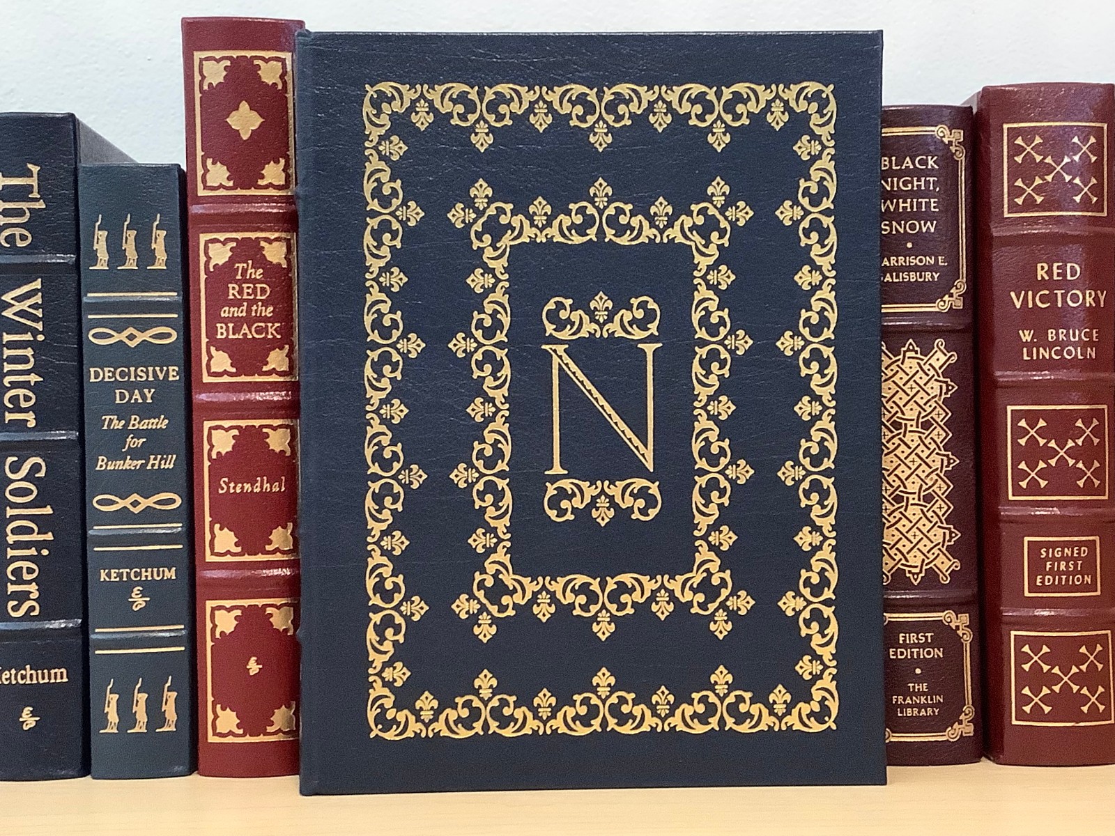 Waterloo : The Hundred Days by David Chandler – Easton Press leather-bound