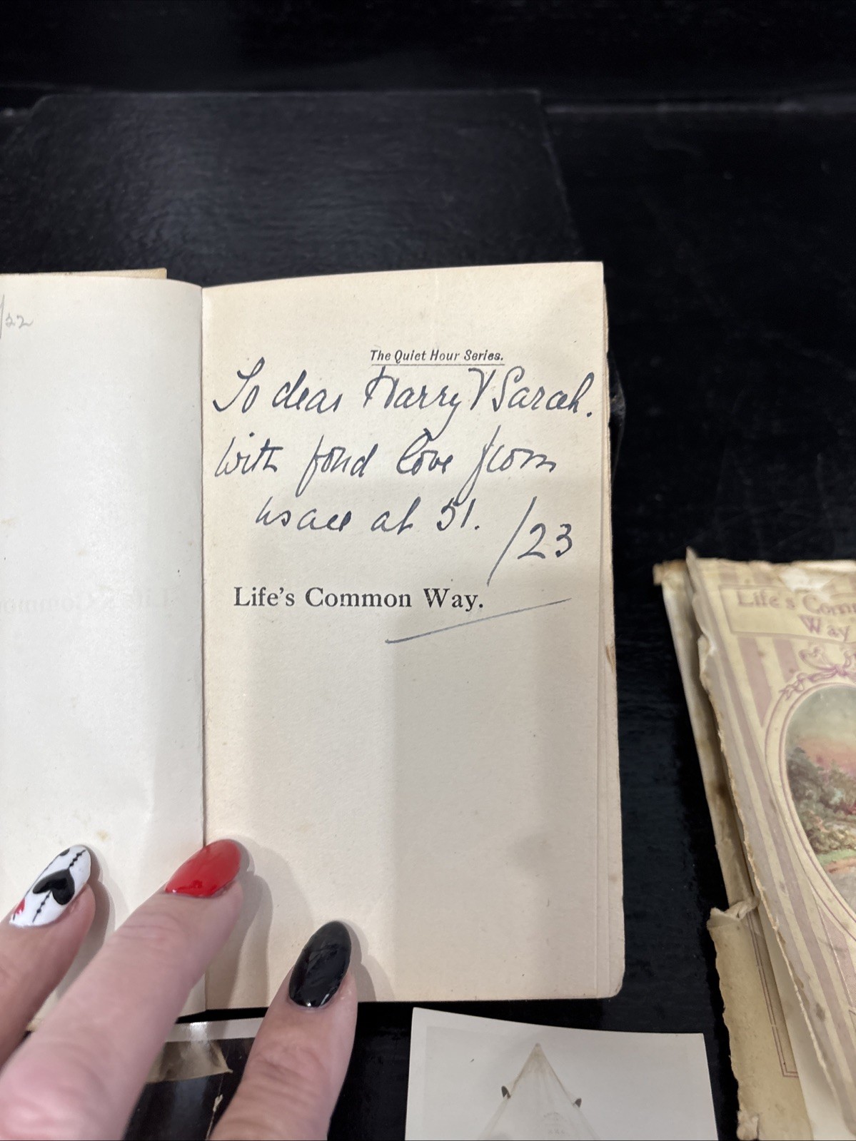 Rare Antique 1920’s Book Life’s Common Way With Photos Of Owner Inspirational