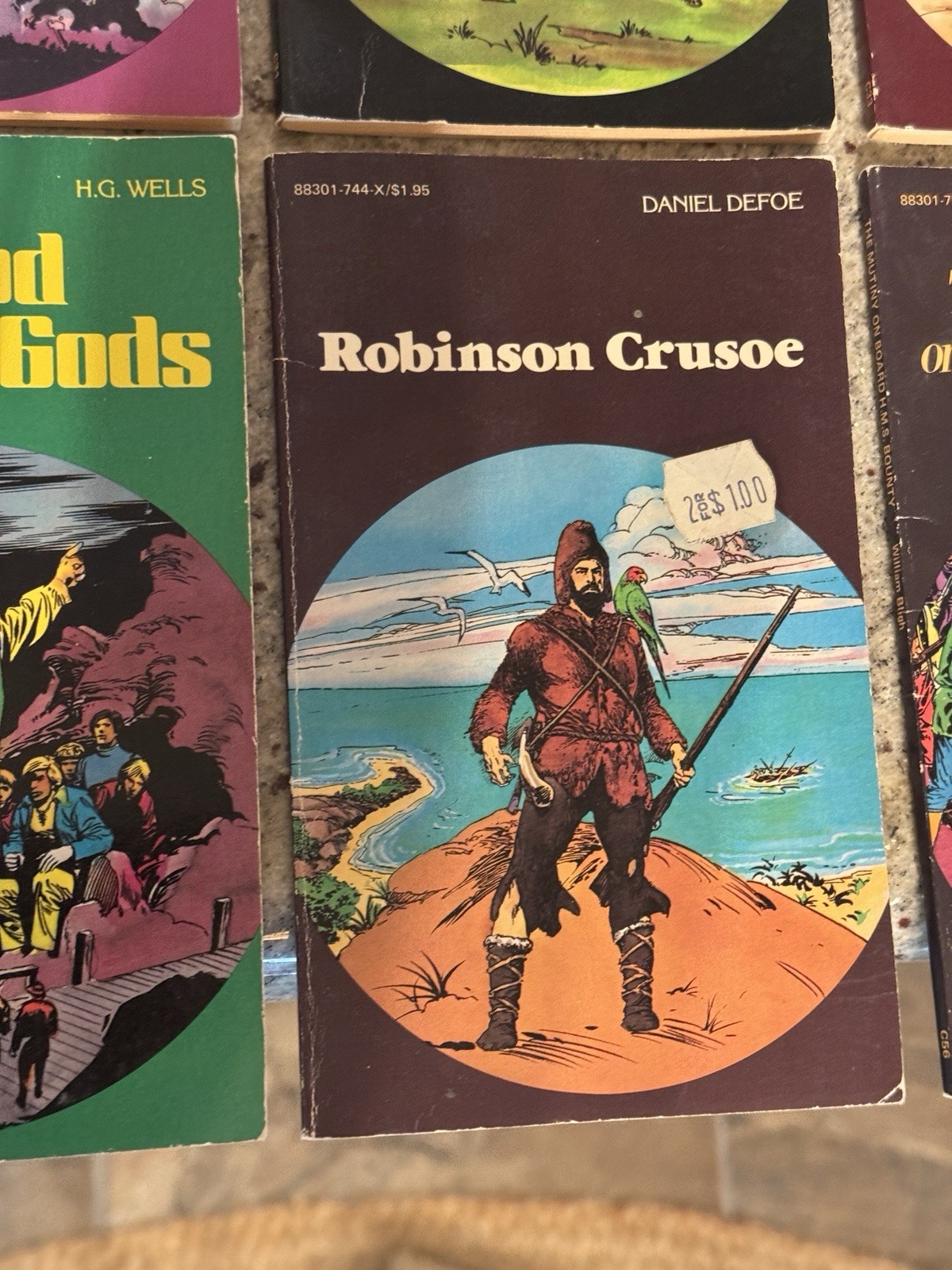 Vintage Illustrated Classics/Airmont Paperback Lot 12 Books 60s & 70s Poe Wells