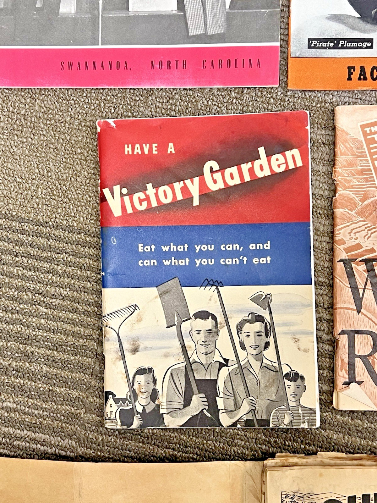 Lot 8 Vintage Military Wartime Newspaper Guinea Gold Books Magazines Pamphlets