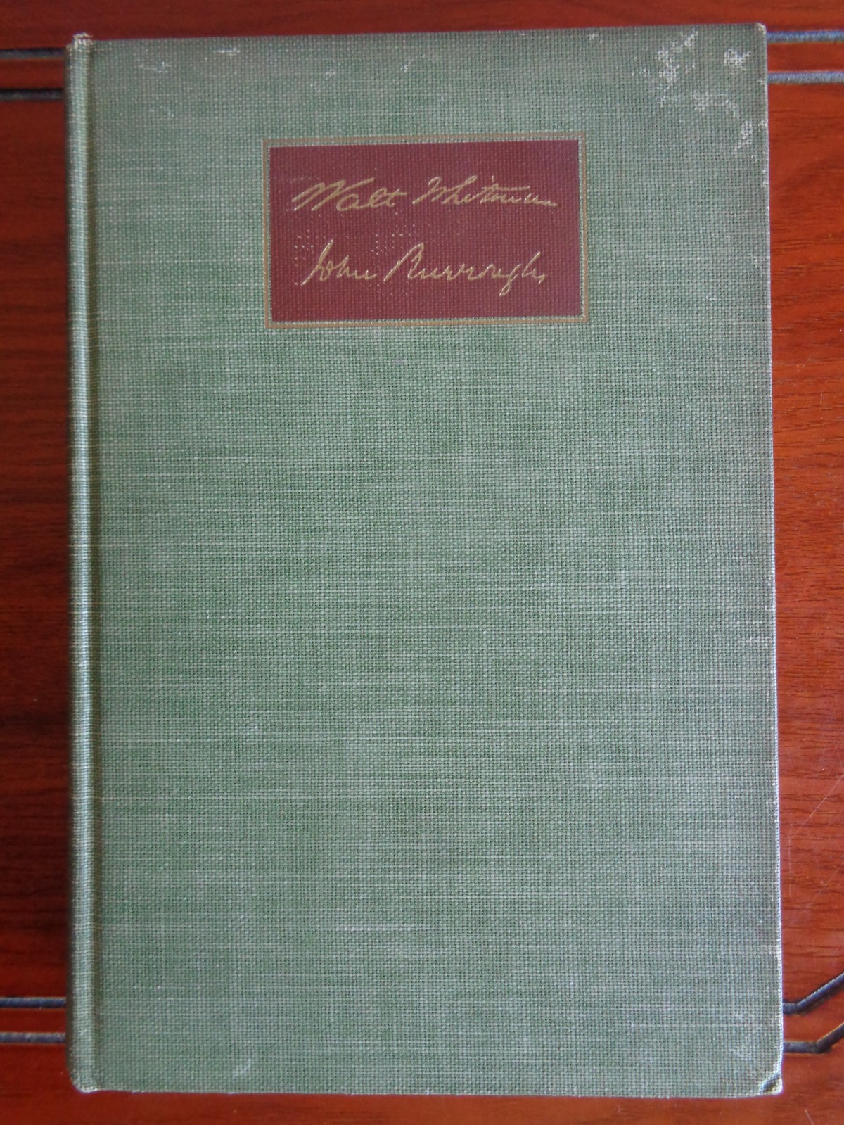 Whitman and Burroughs Comrades Clara Barrus First Edition 1931 Illustrations HC